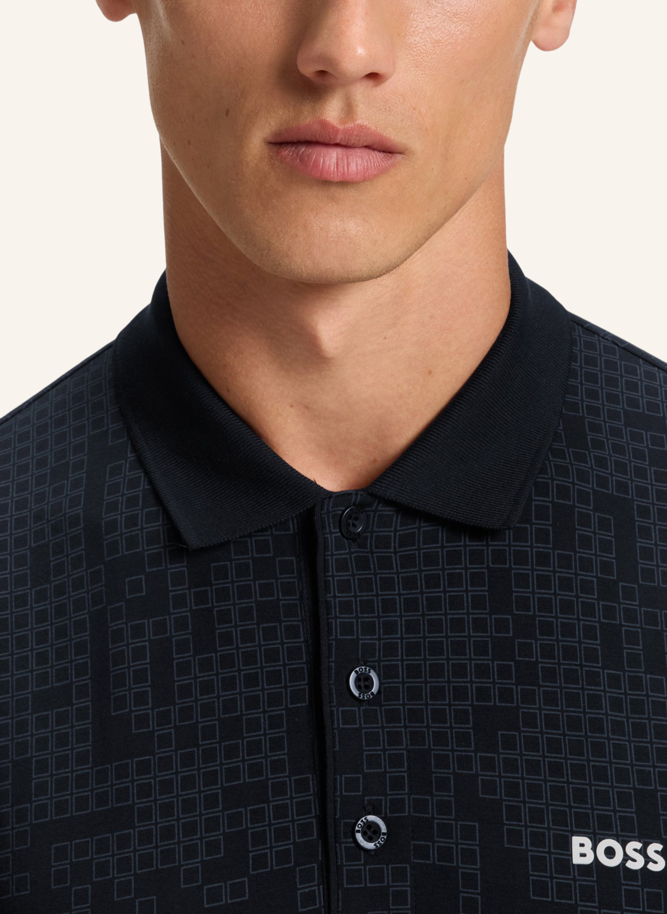 Thumbnail - Boss Poloshirt Polo Ao Zone Regular Fit schwarz