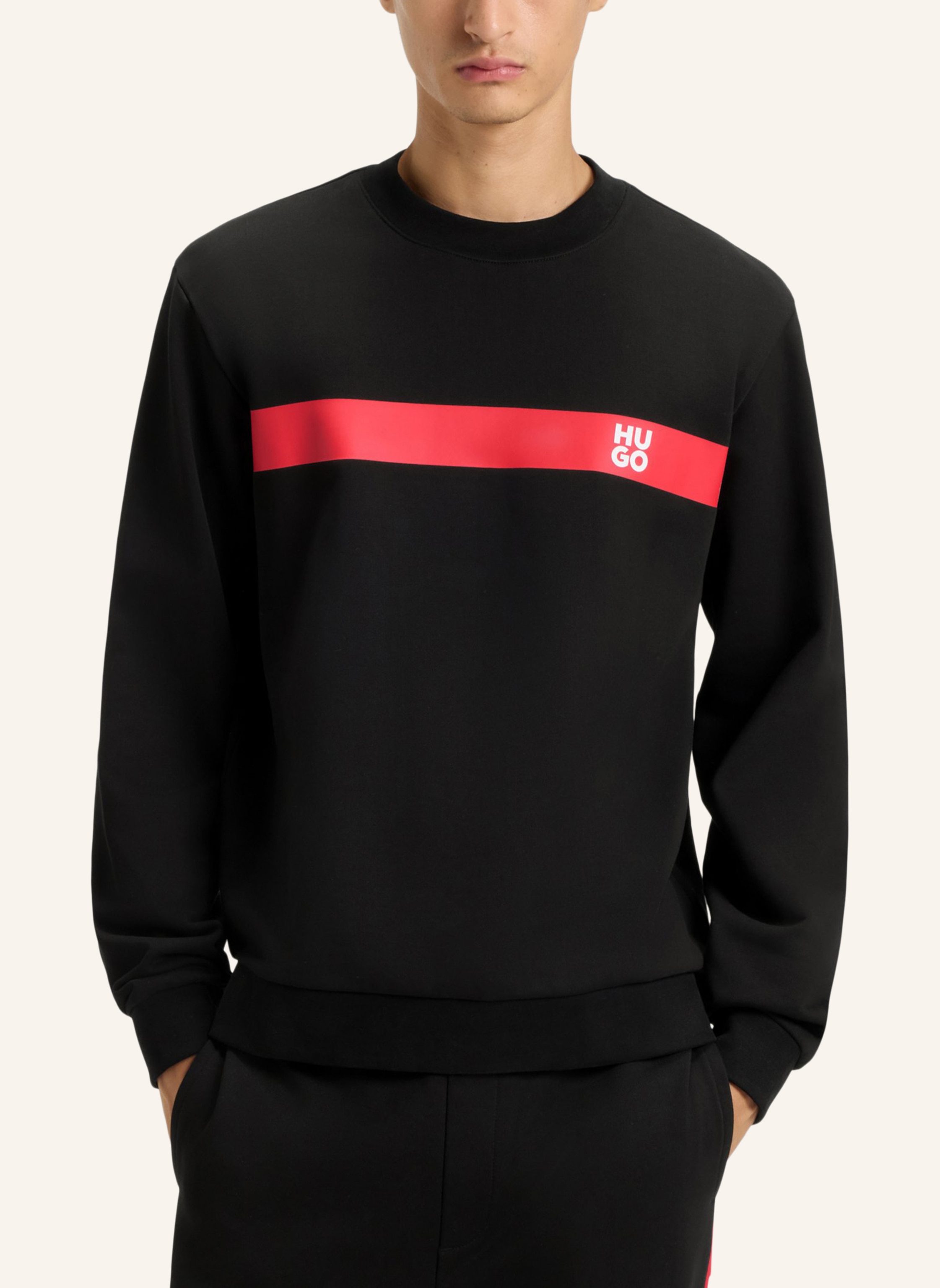 Thumbnail - Hugo Sweatshirt Dsamp_In Regular Fit schwarz