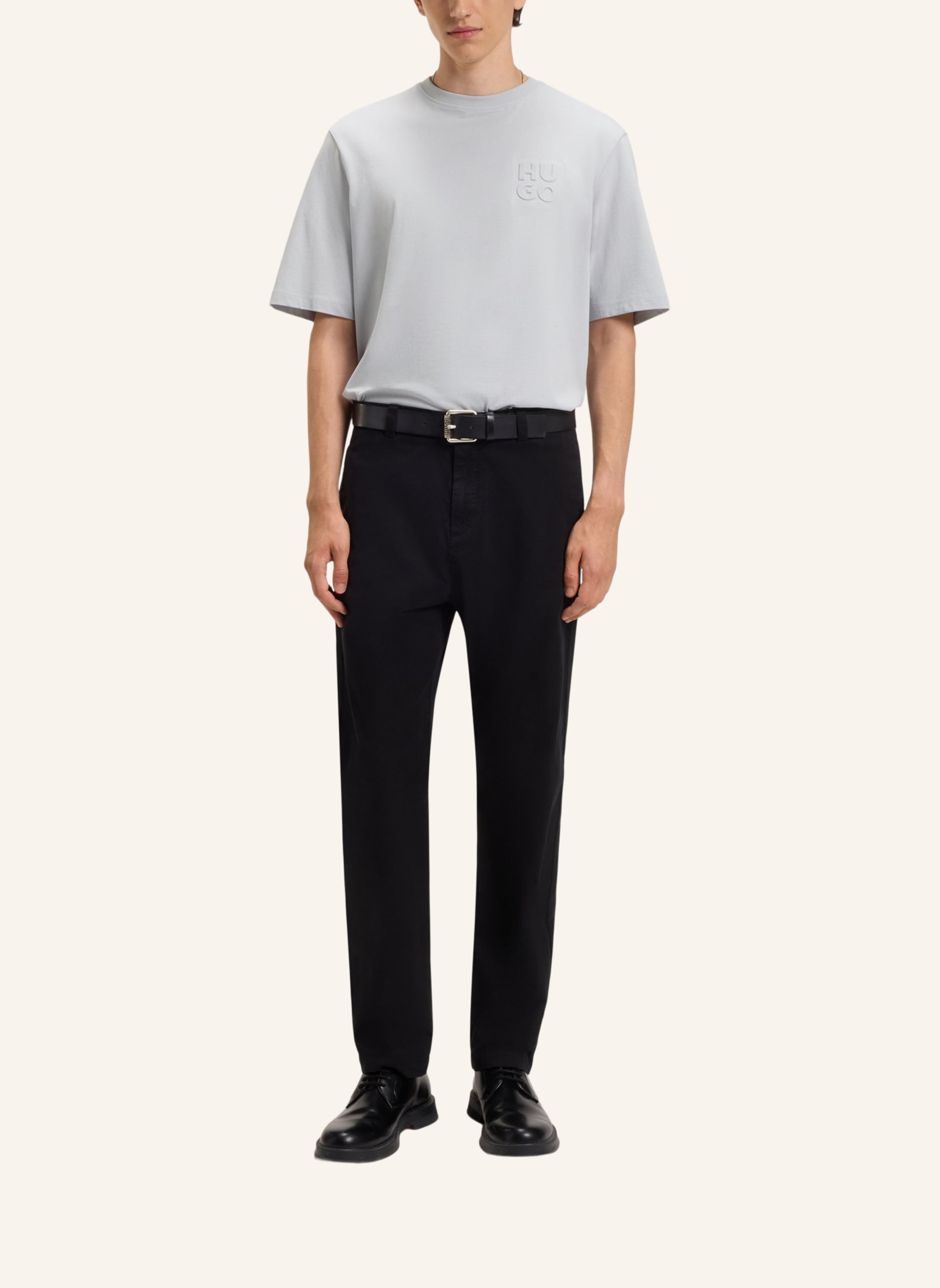 Thumbnail - Hugo T-Shirt Dleek_In Relaxed Fit grau