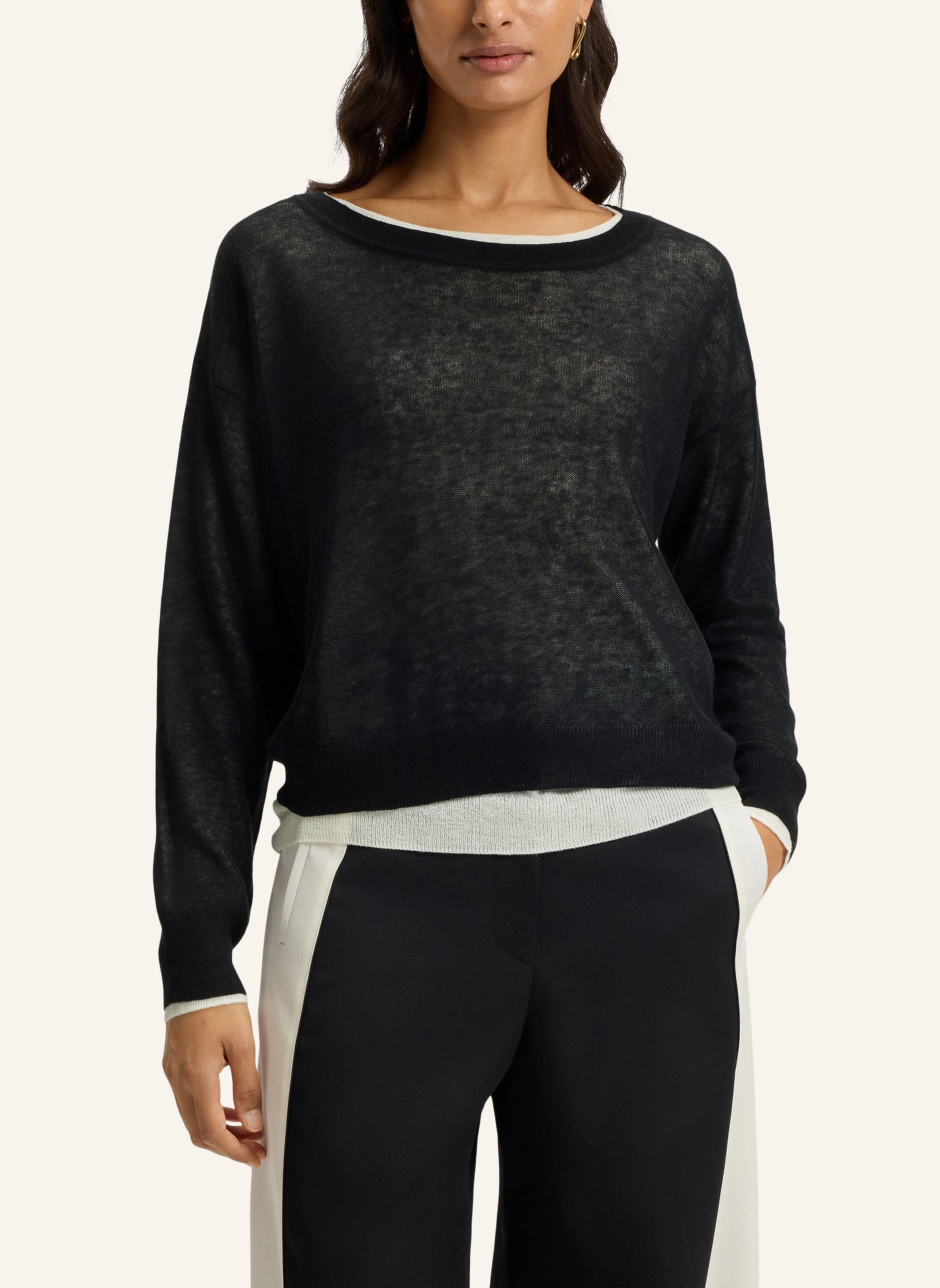 Thumbnail - Boss Pullover Femok schwarz