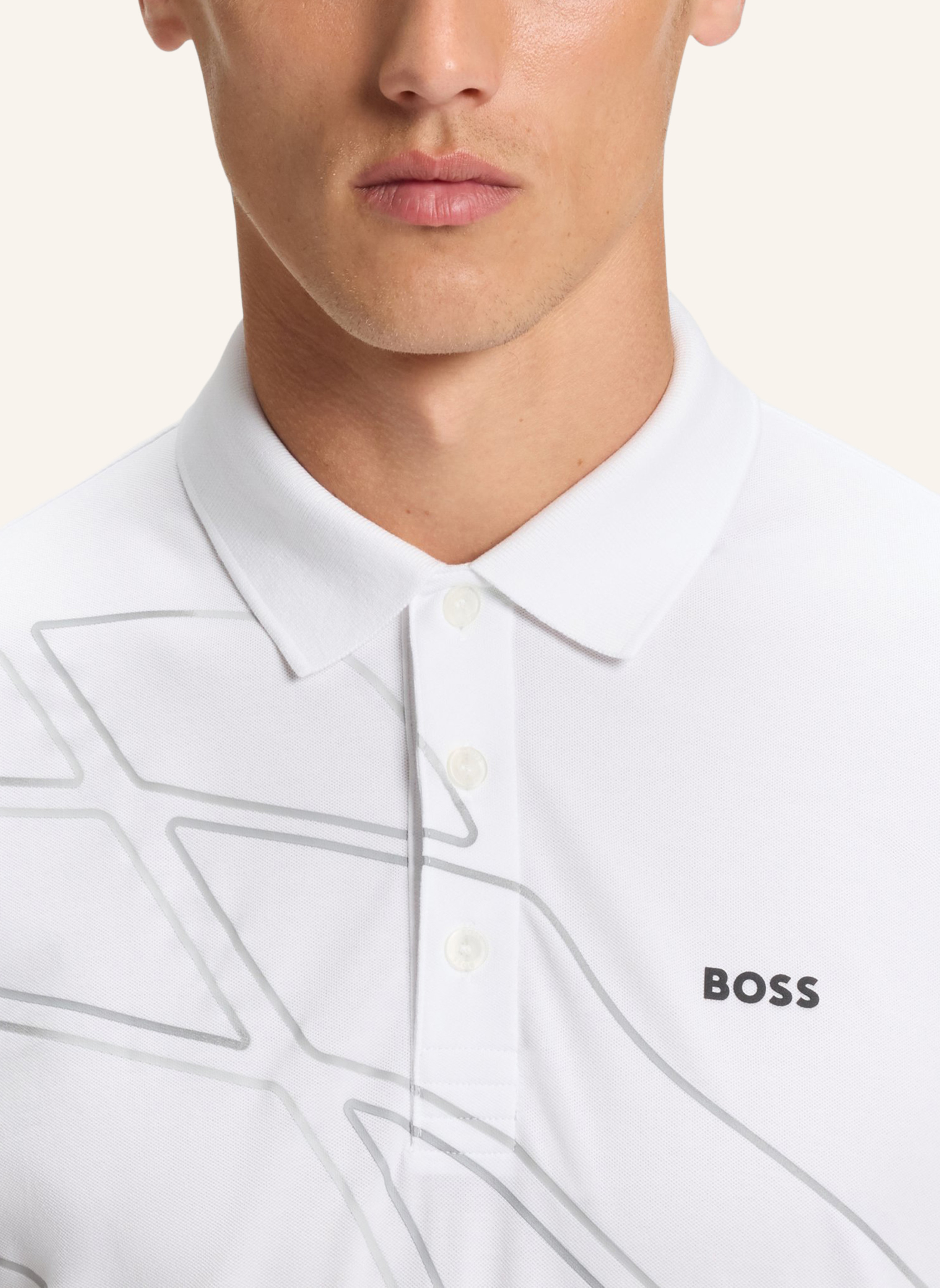 Thumbnail - Boss Poloshirt Paddy 3_In weiss