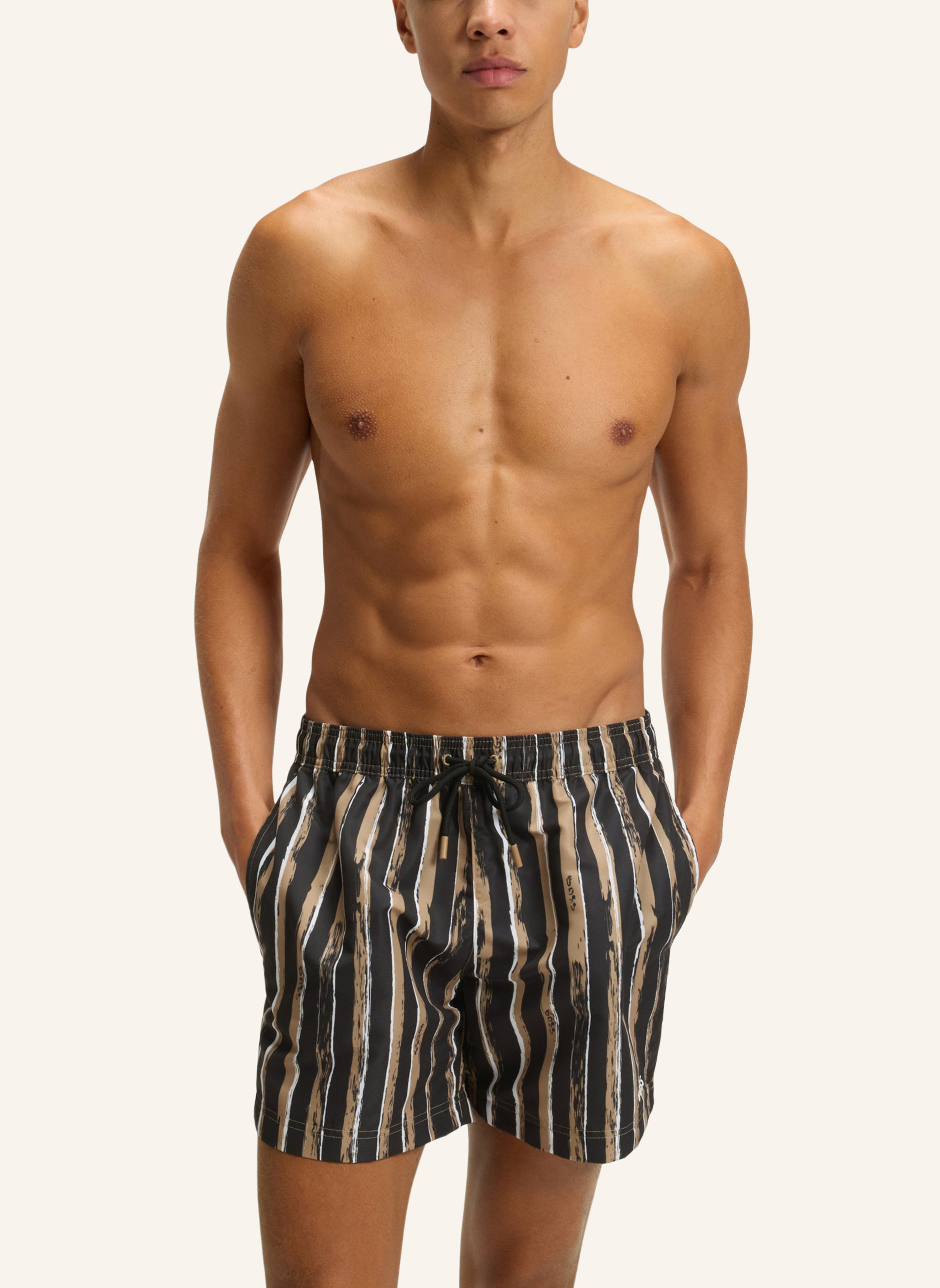 Thumbnail - Boss Badeshort Discus schwarz