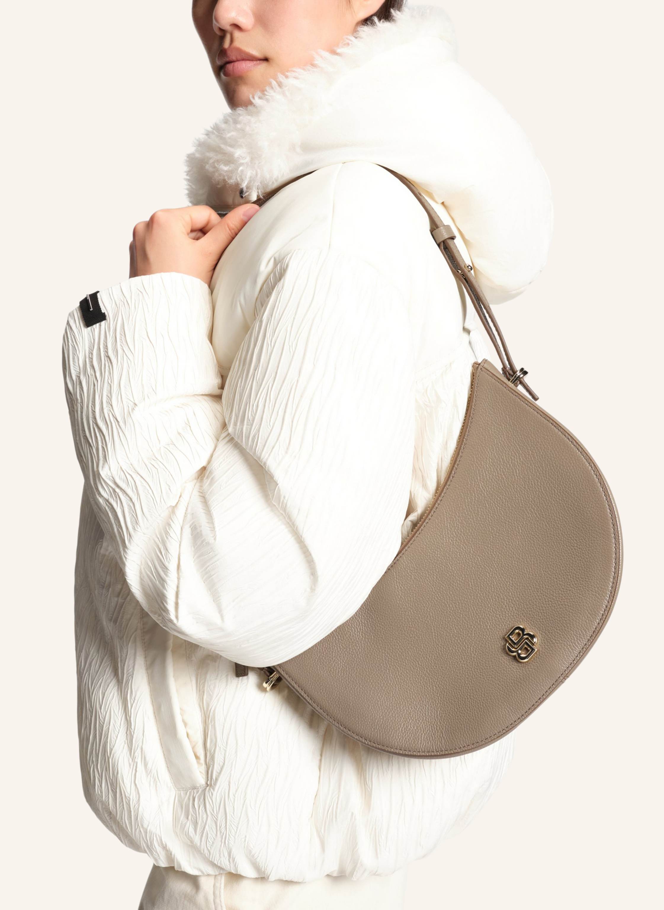 Thumbnail - Boss Crossbody-Tasche Boss Beyond Halfmoon braun