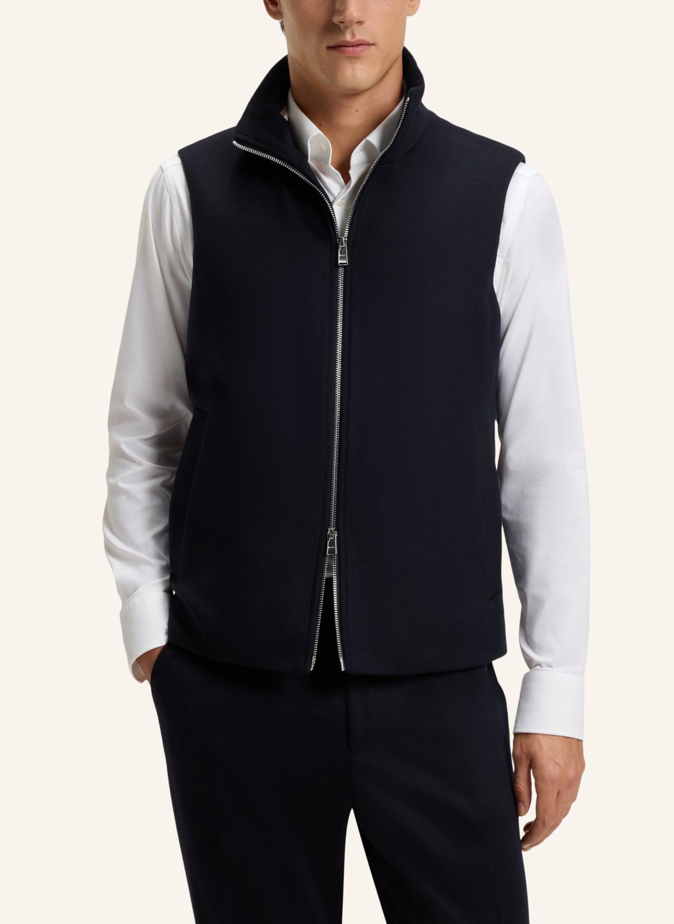 Thumbnail - Boss Klassischer Mantel H-Jared-3In1-254 Regular Fit blau