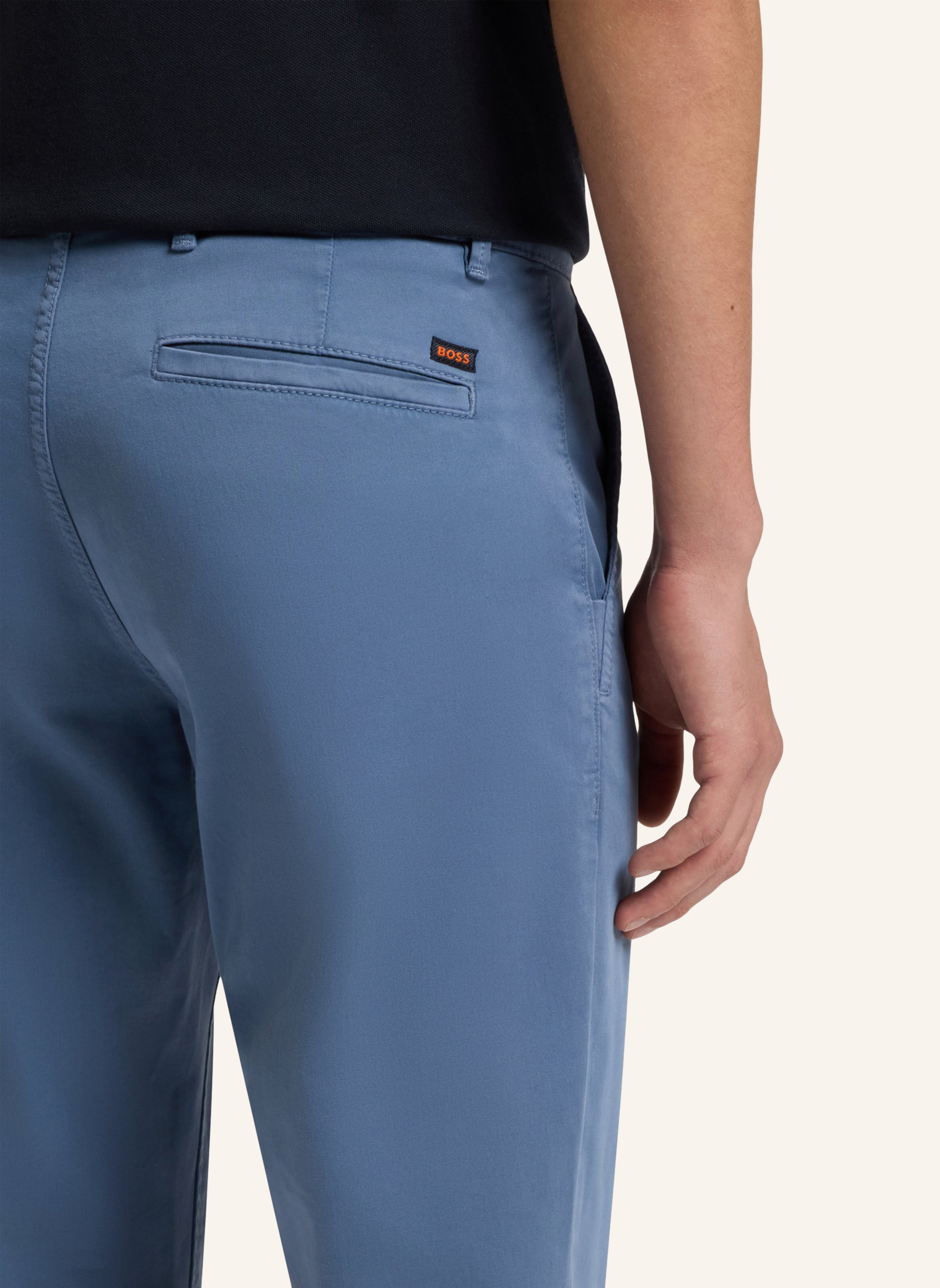 Thumbnail - Boss Chino Chino Slim Fit blau
