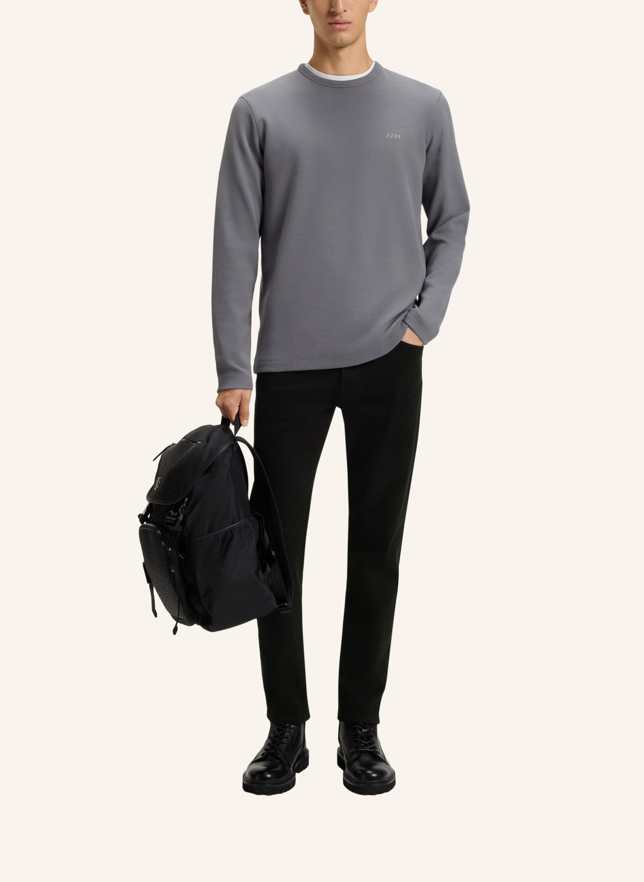 Thumbnail - Boss Jeans Onyx Bo Tapered Fit schwarz