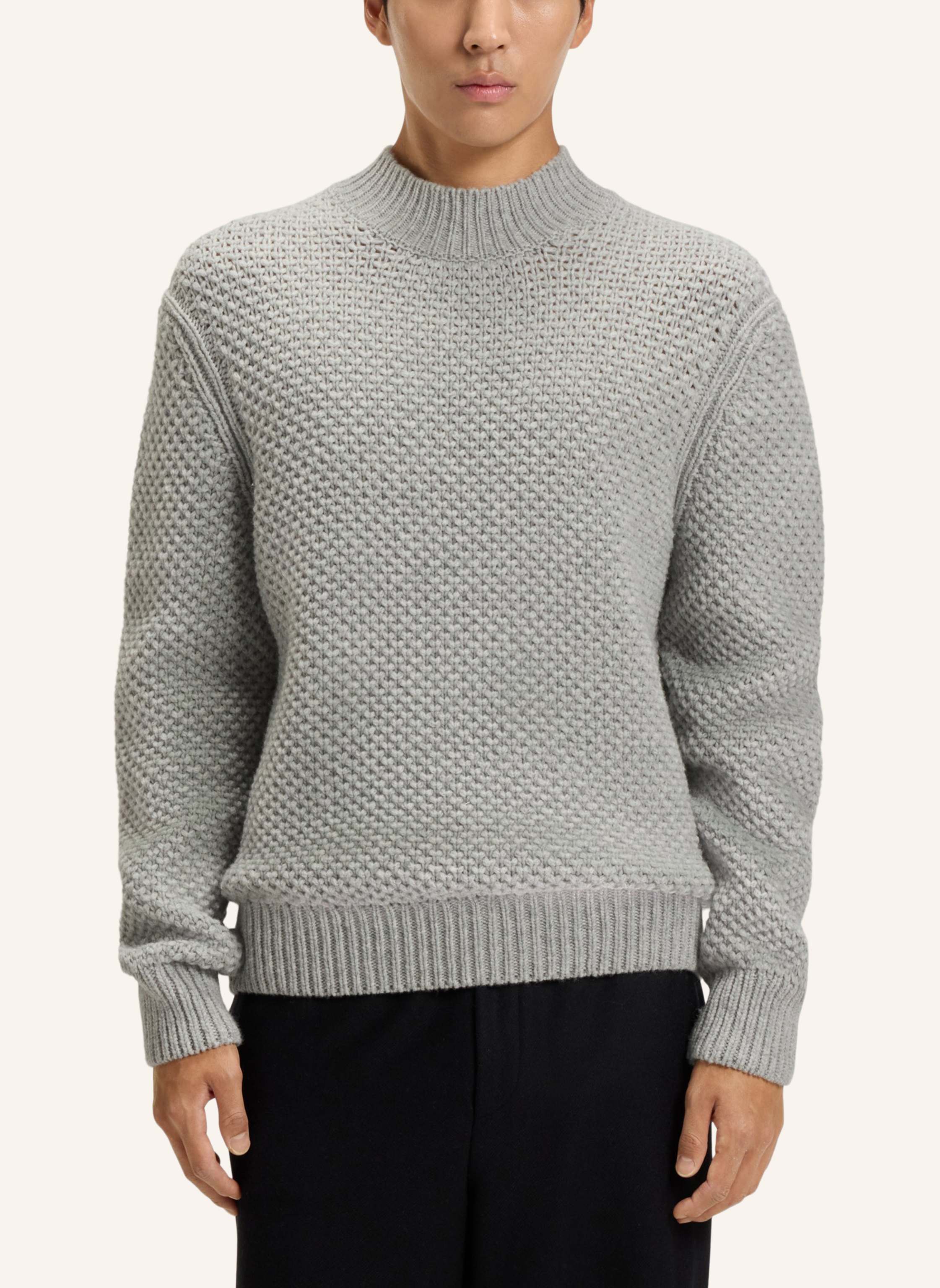 Thumbnail - Boss Pullover C-Heletto Regular Fit grau