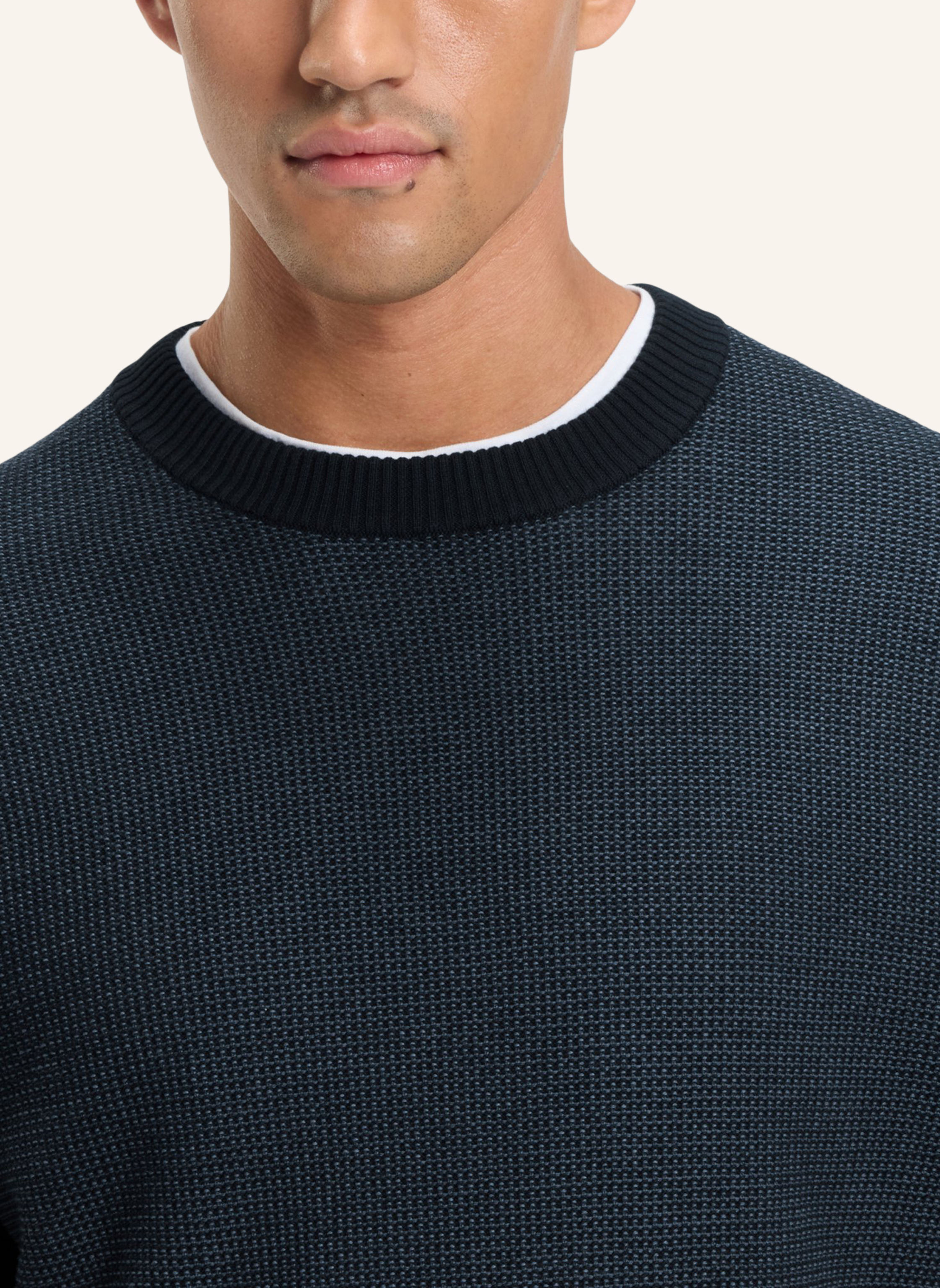 Thumbnail - Boss Pullover Klapok Regular Fit blau