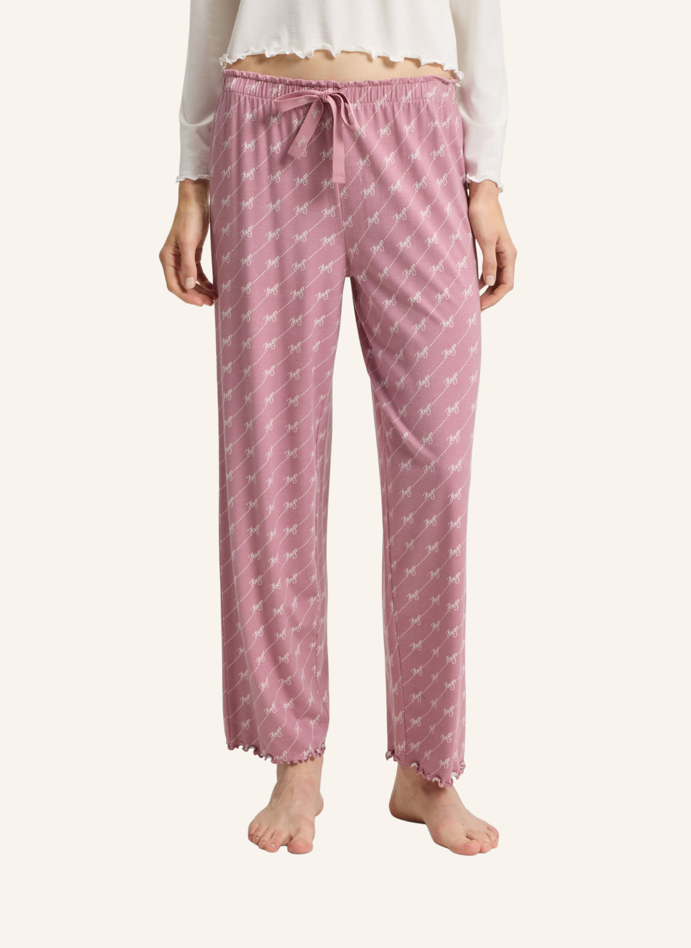 Thumbnail - Hugo Pyjamas Unterteil Casual Pants pink