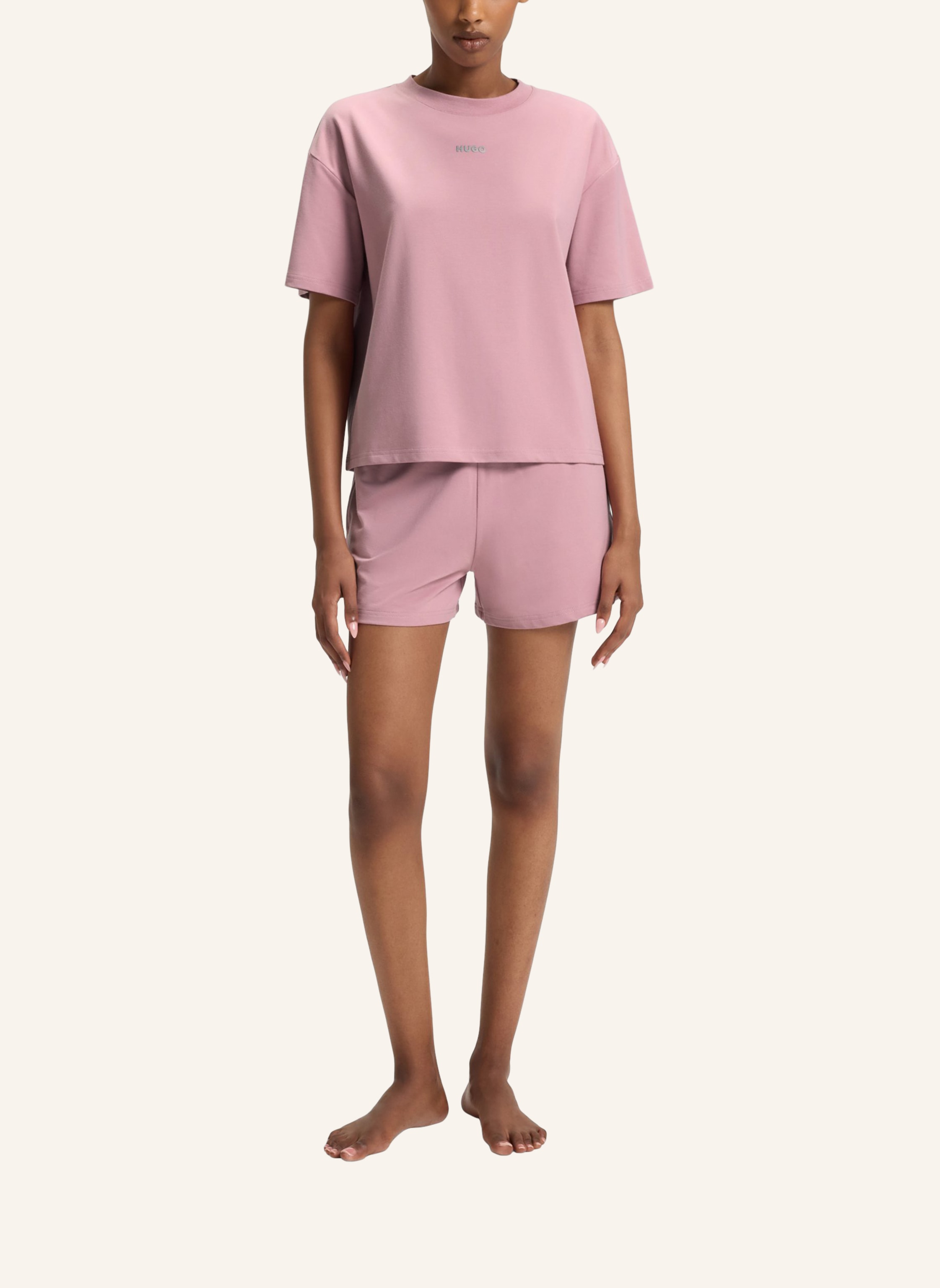 Thumbnail - Hugo Lounge-Shorts Shuffle pink