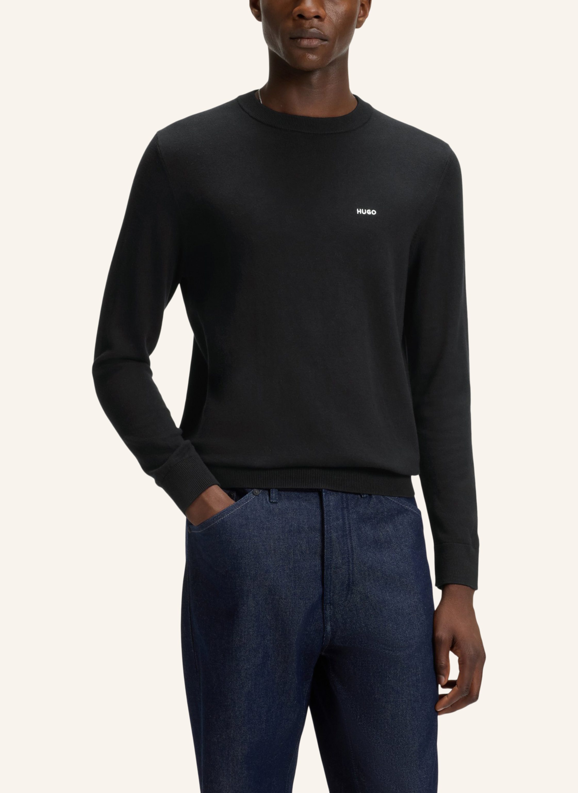 Thumbnail - Hugo Pullover San Cudo-1 Regular Fit blau