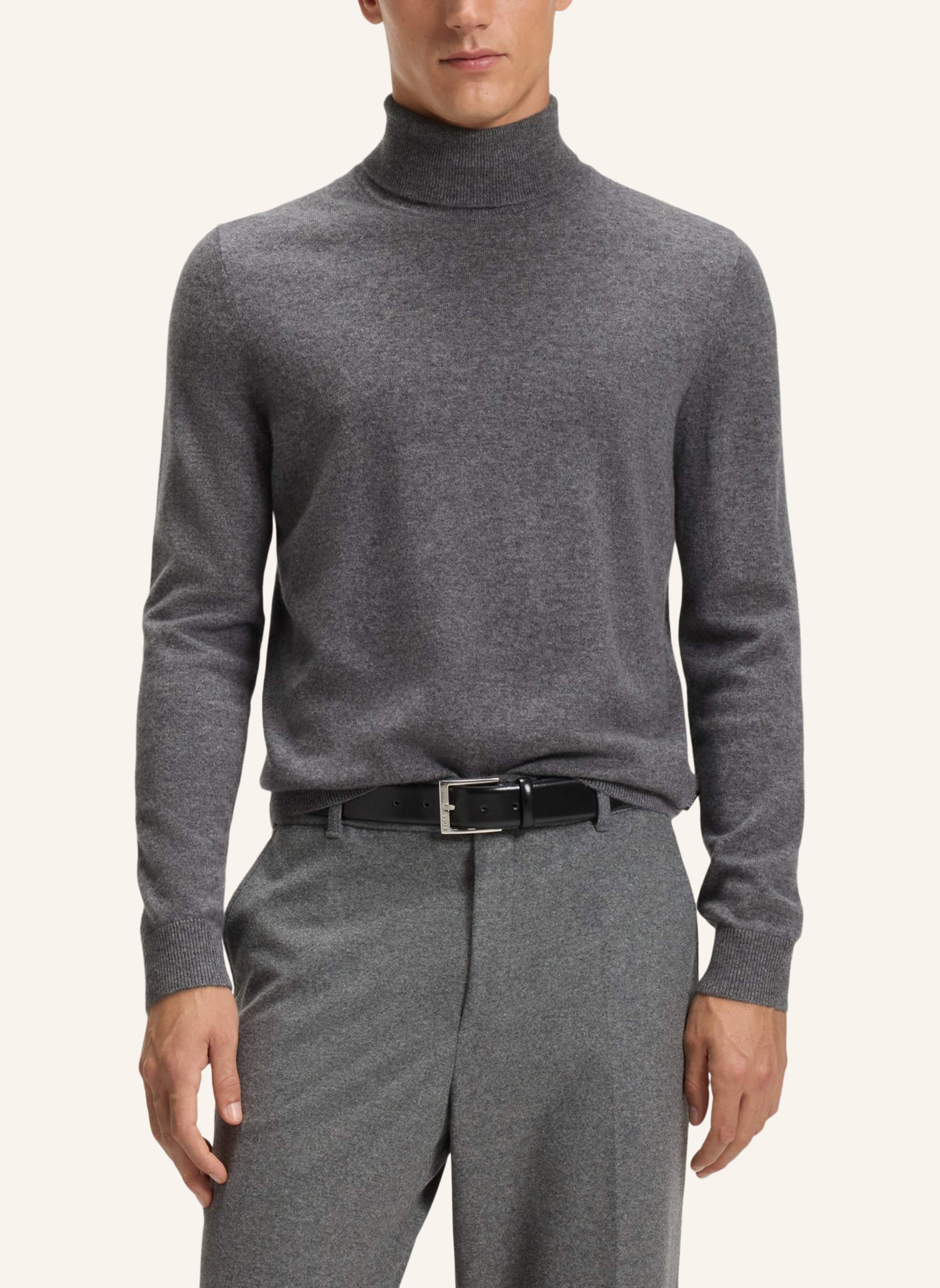 Thumbnail - Boss Pullover H-Emio Regular Fit grau