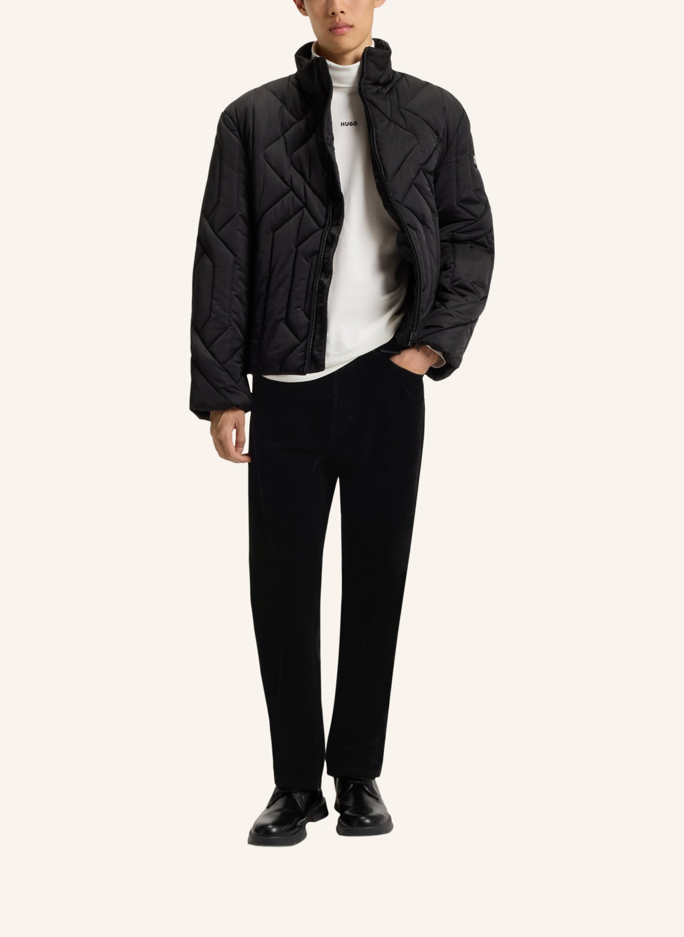 Thumbnail - Hugo Jeans Hugo 838 Tapered Fit schwarz