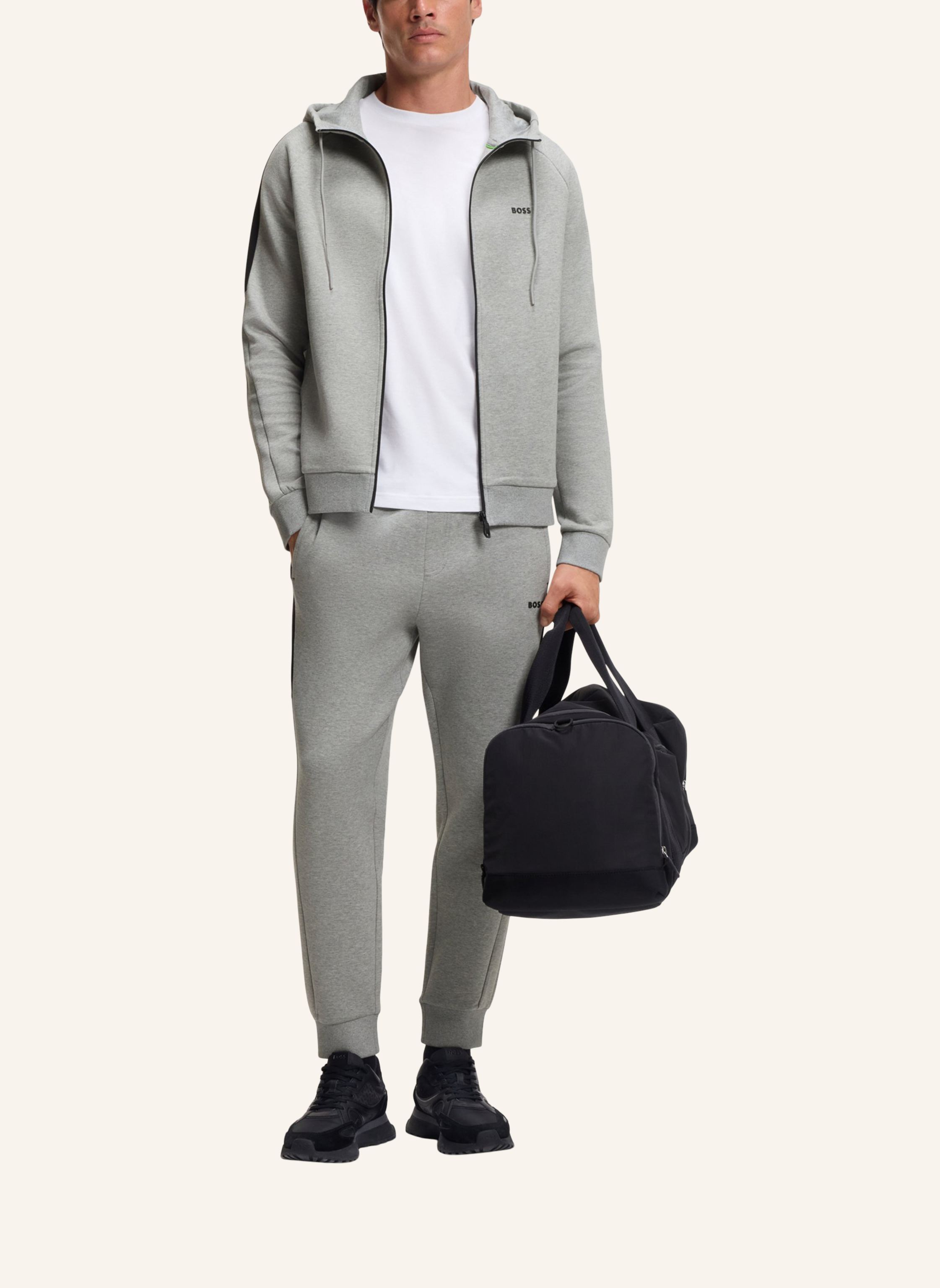 Thumbnail - Boss Sweatshirt Tracksuit Set_In Regular Fit silber