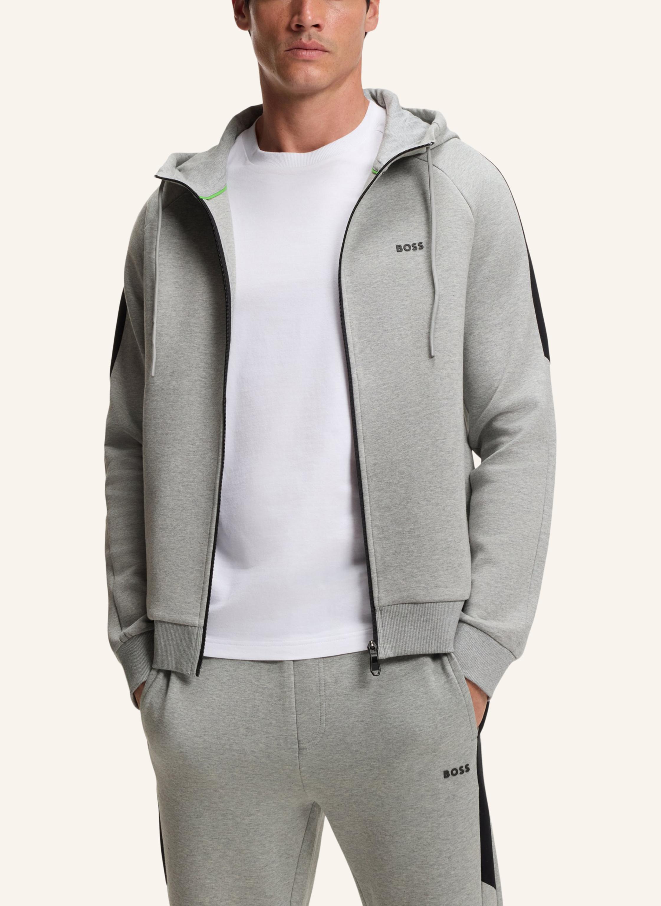 Thumbnail - Boss Sweatshirt Tracksuit Set_In Regular Fit silber