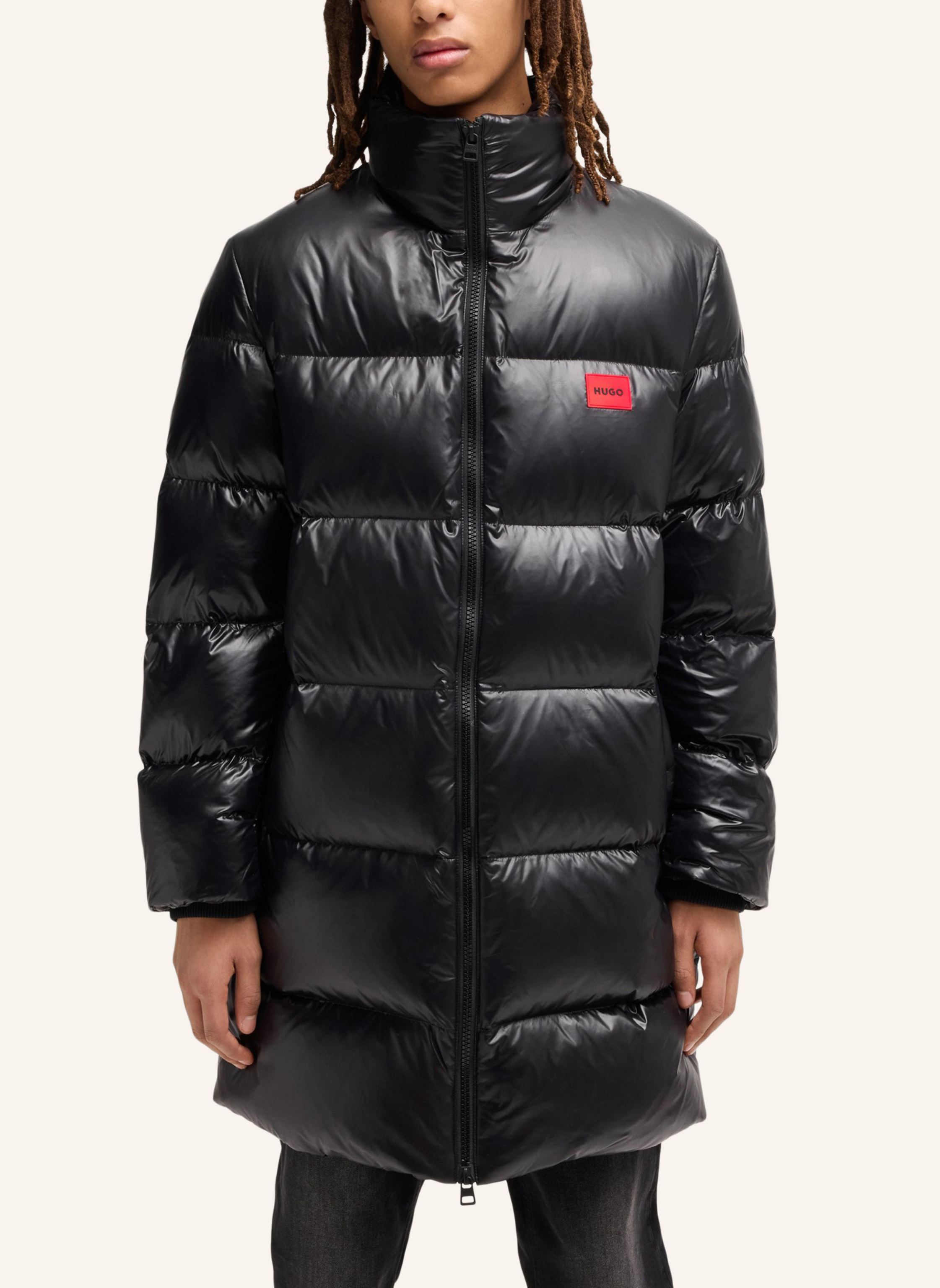 Thumbnail - Hugo Casual Mantel Magnus2242_In Regular Fit schwarz
