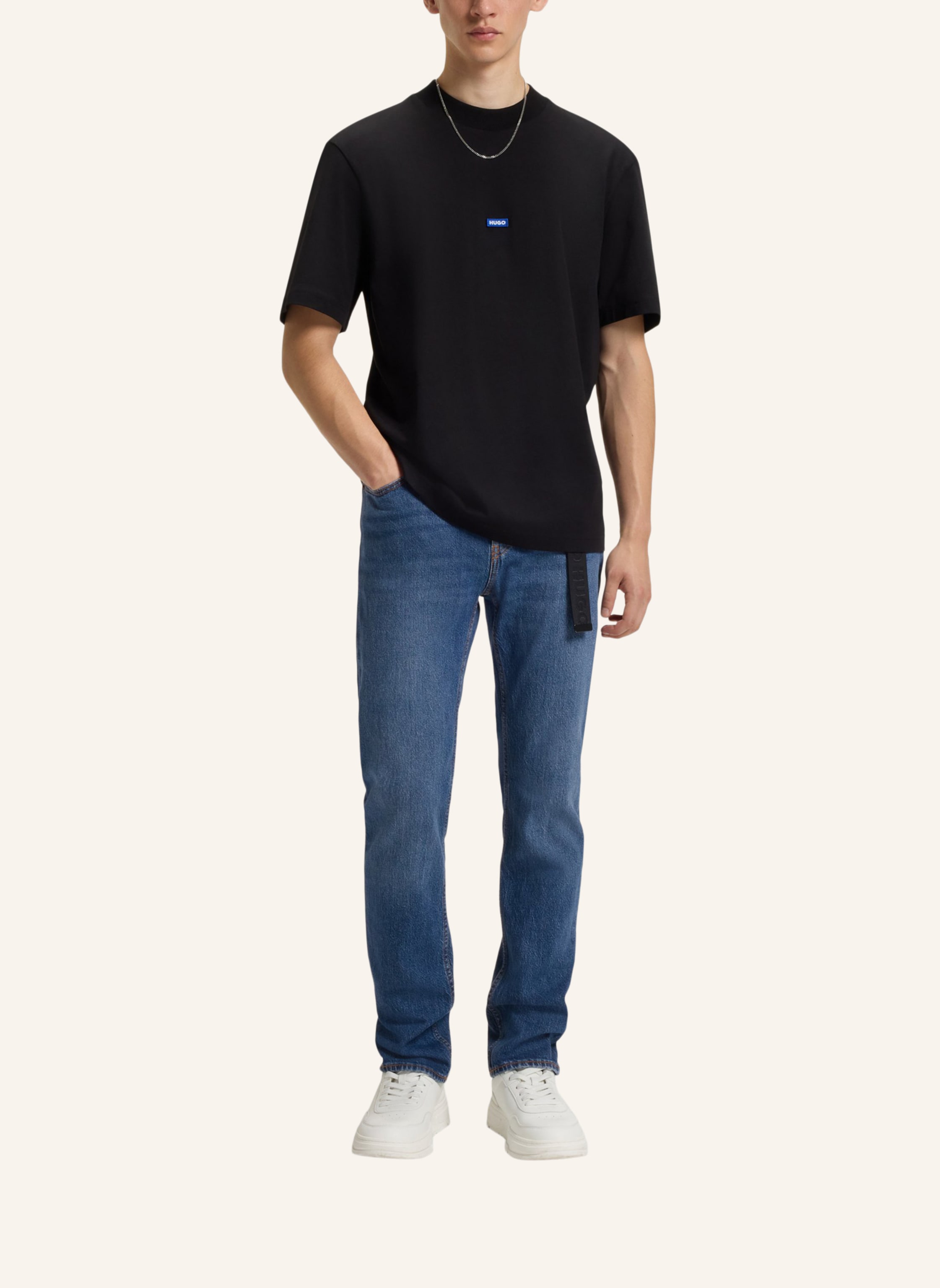 Thumbnail - Hugo Jeans Ash Slim Fit blau