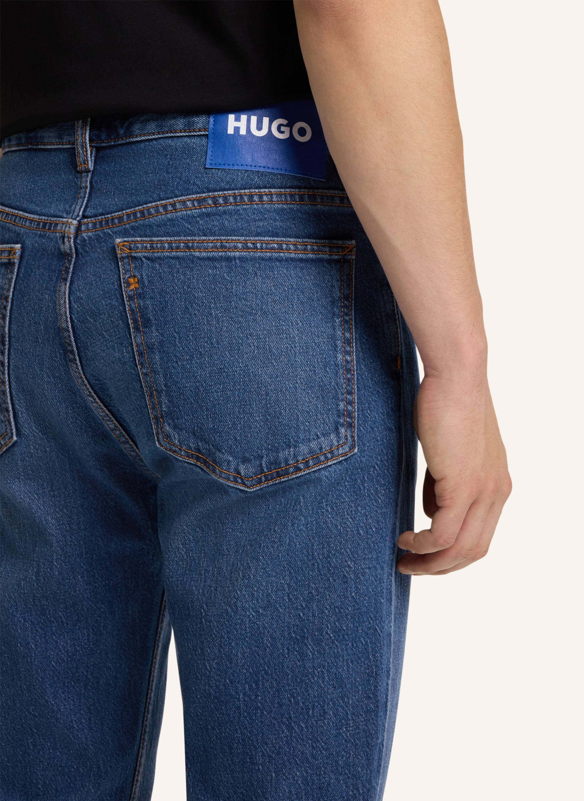 Thumbnail - Hugo Jeans Ash Slim Fit blau