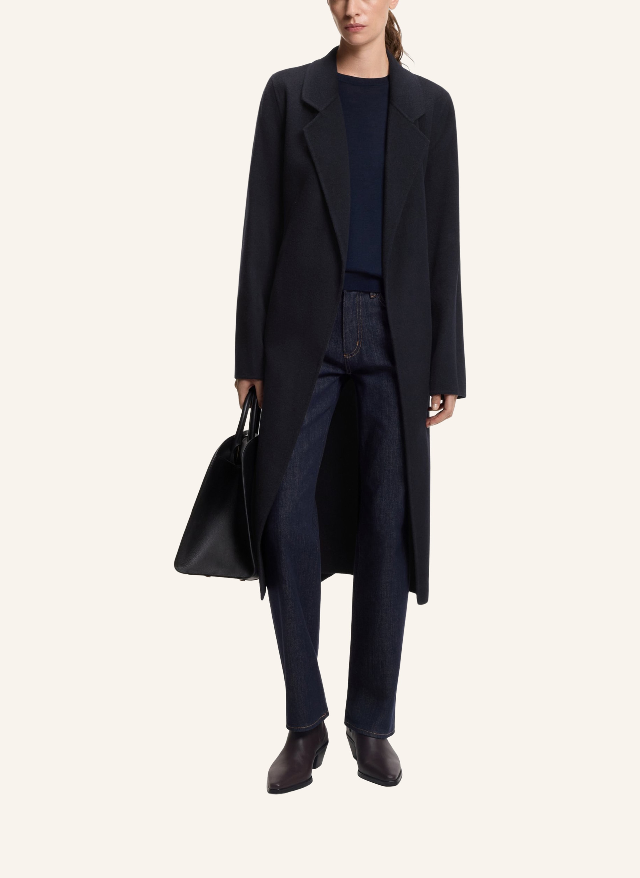 Thumbnail - Boss Klassischer Mantel Cotaz_Df Slim Fit blau