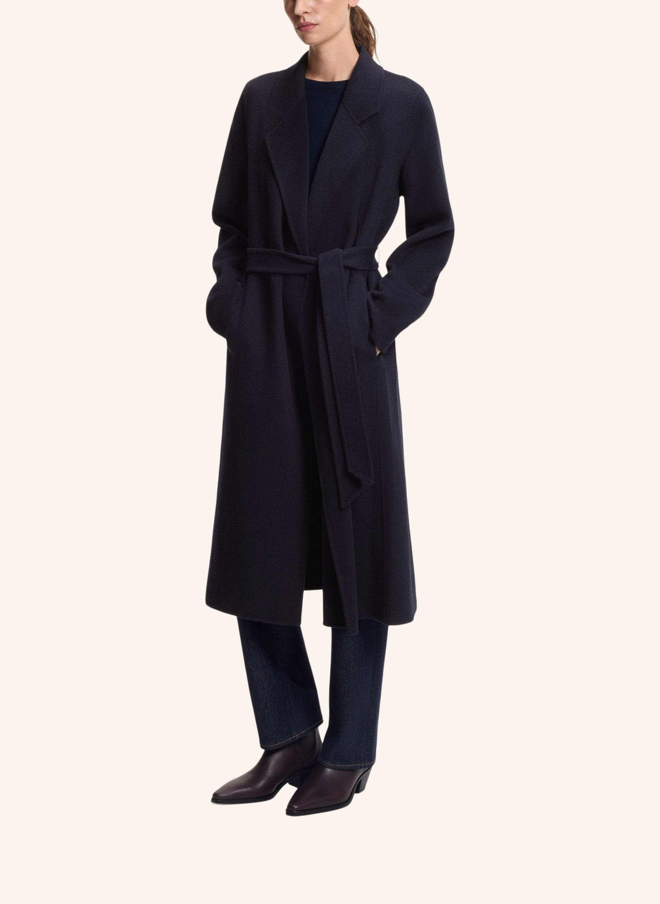 Thumbnail - Boss Klassischer Mantel Cotaz_Df Slim Fit blau