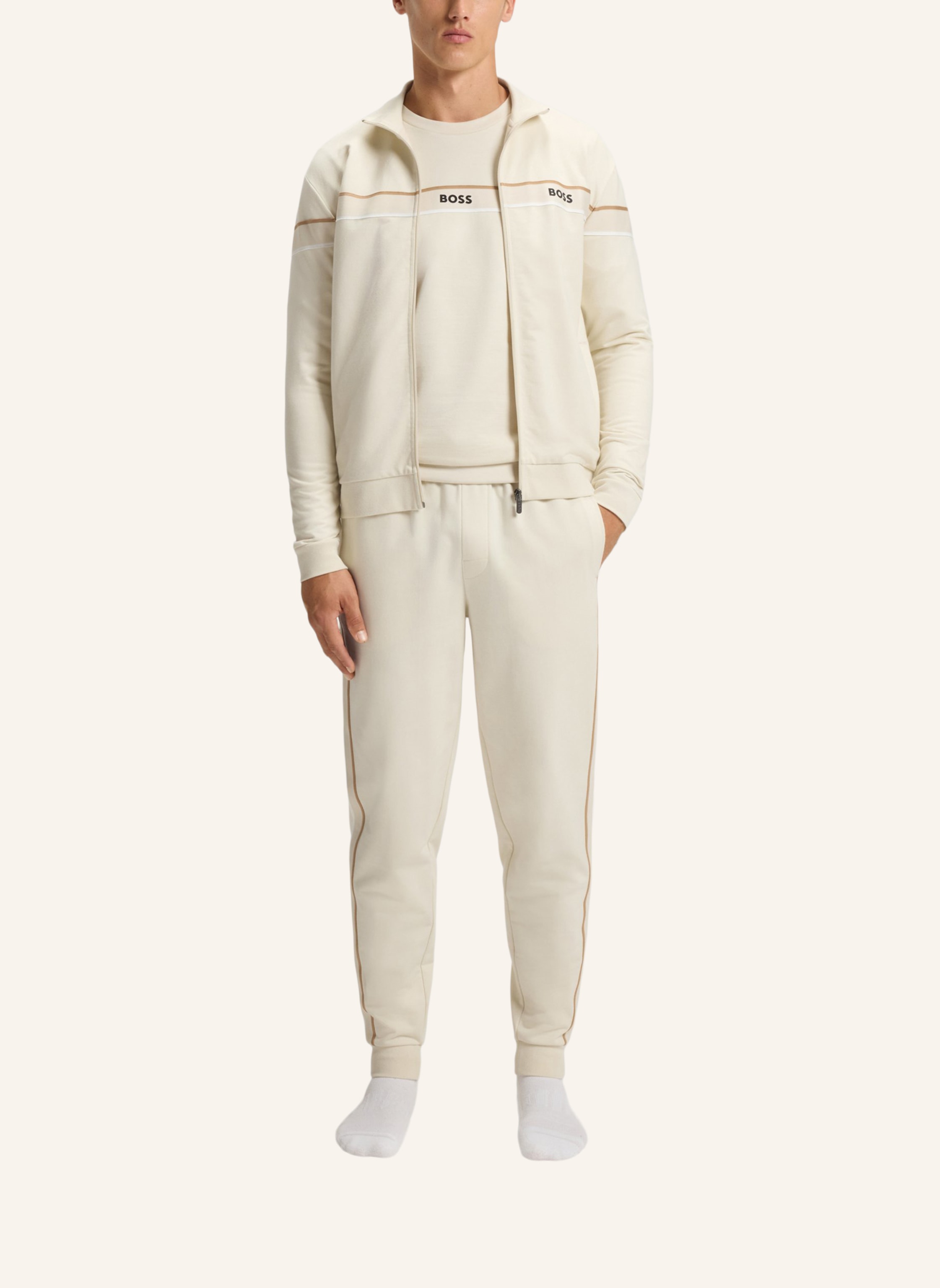 Thumbnail - Boss Loungewear Unterteil Iconic Pants weiss