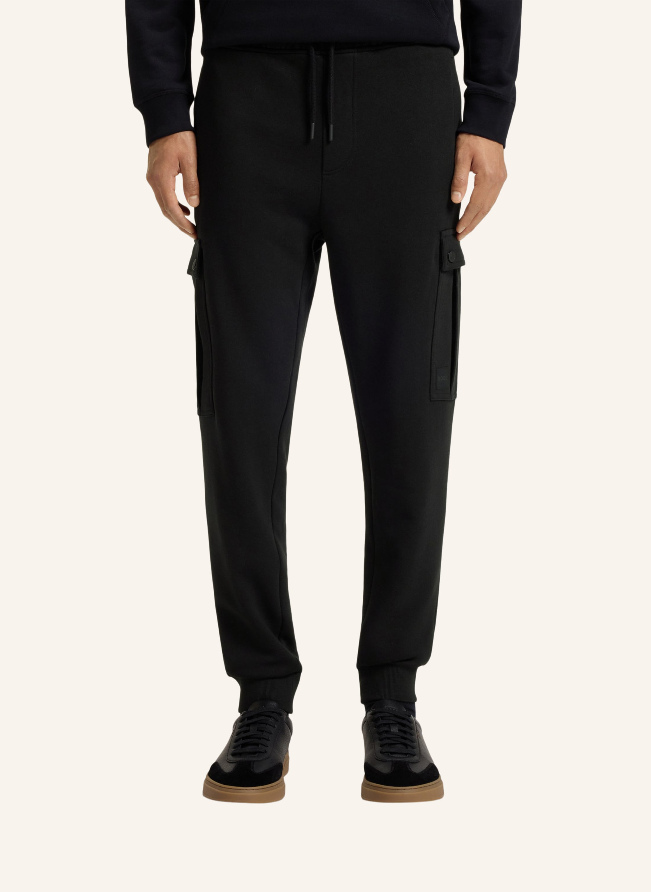 Thumbnail - Boss Casual Hose Seteam Relaxed Fit schwarz