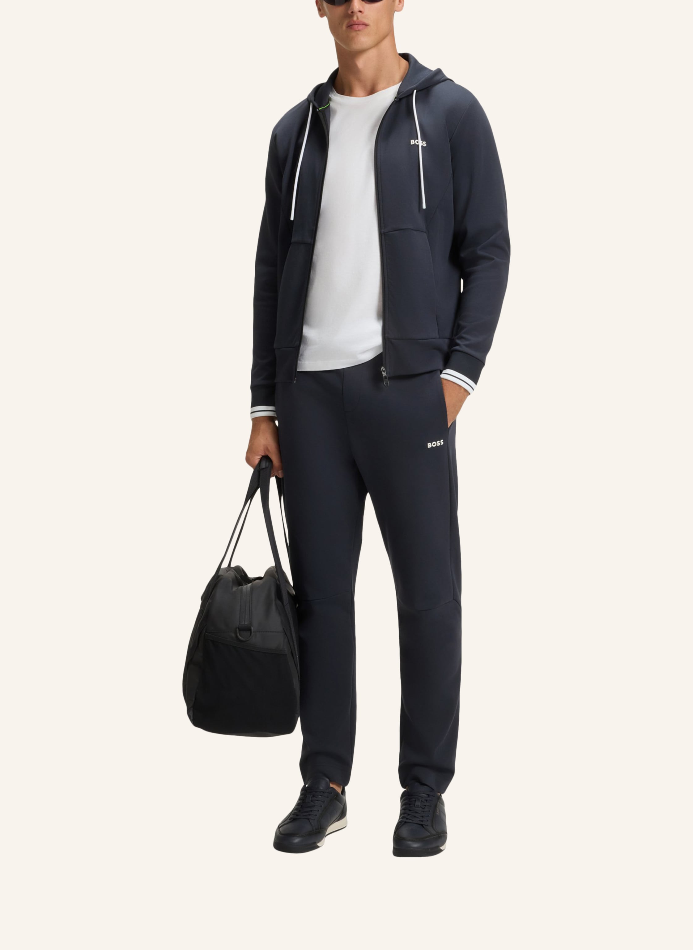 Thumbnail - Boss Casual Hose Hadim Zone Regular Fit blau