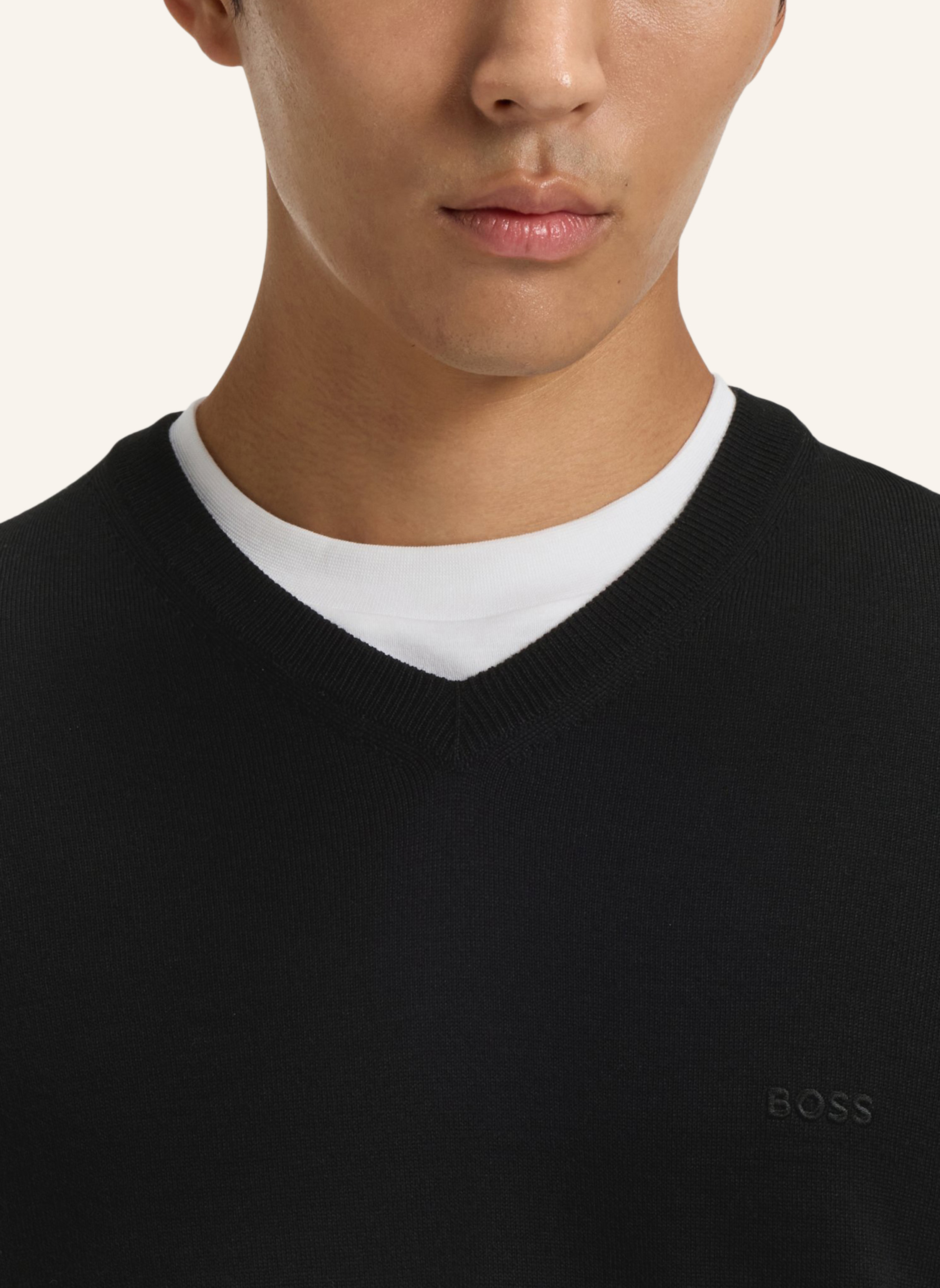 Thumbnail - Boss Pullover Baram-L Regular Fit schwarz