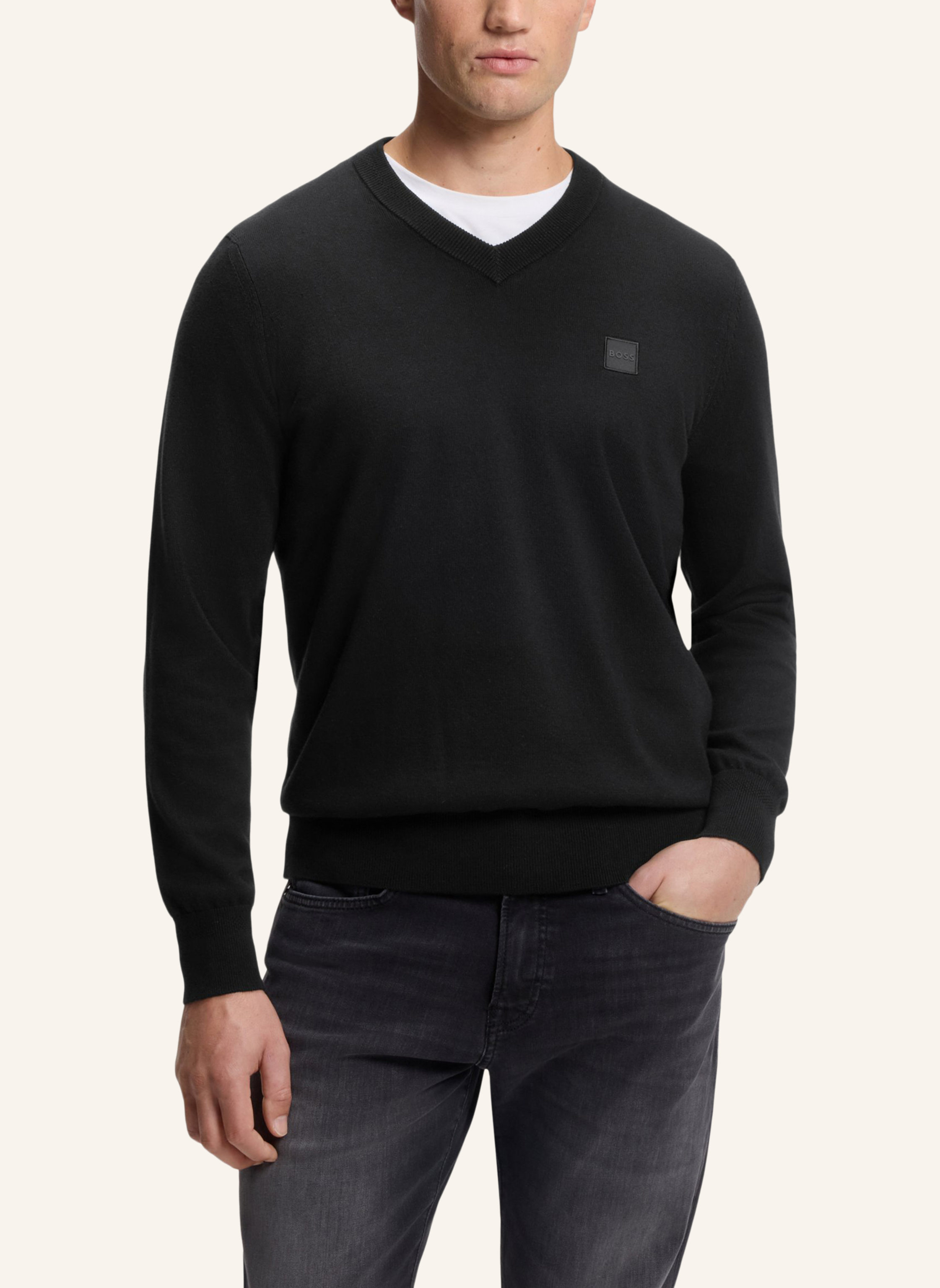 Thumbnail - Boss Pullover Kanovano_V_S Regular Fit schwarz