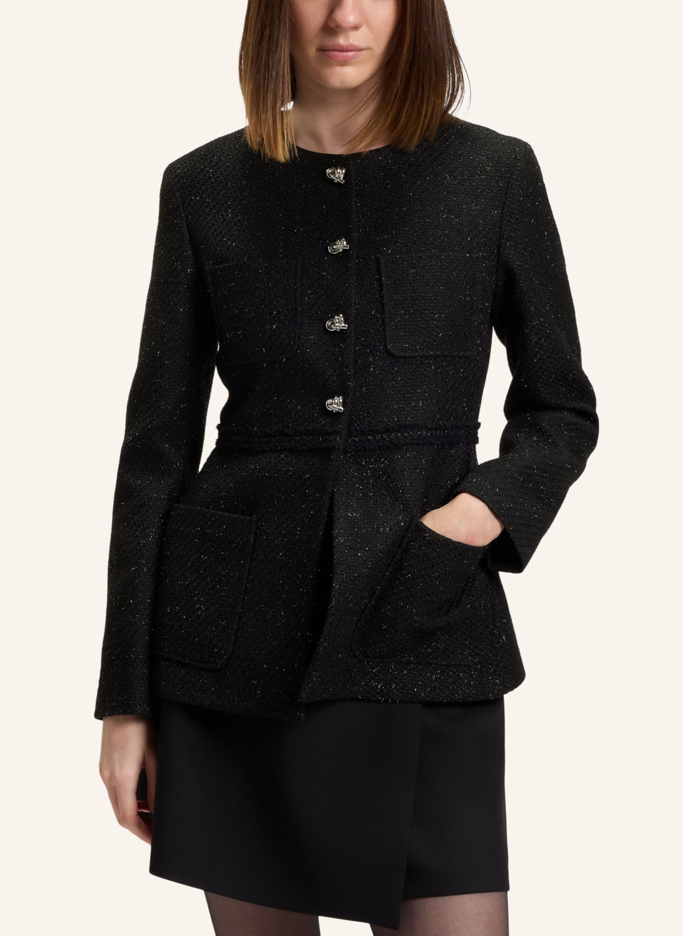 Thumbnail - Hugo Blazer Afranzi Regular Fit schwarz