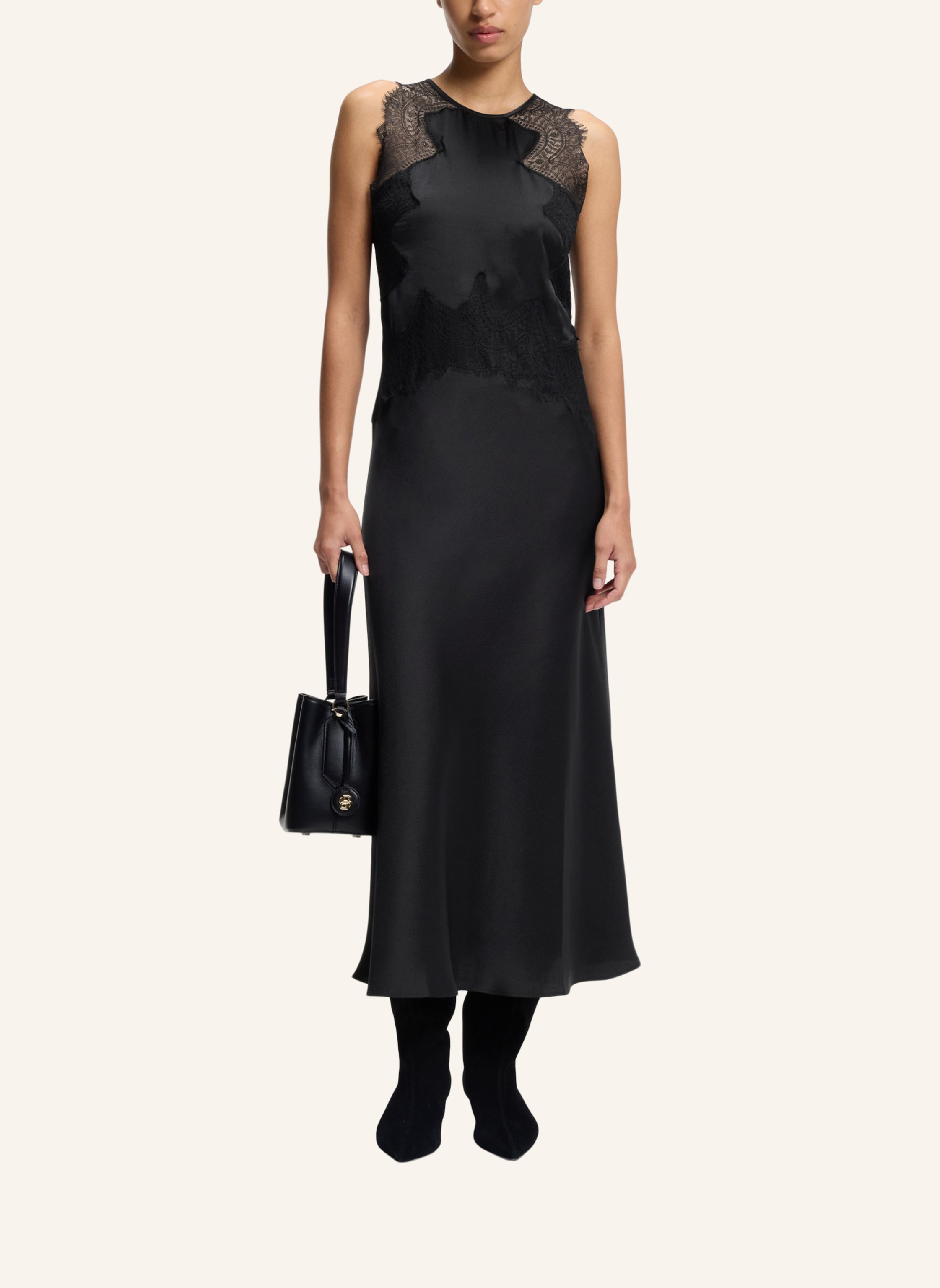 Thumbnail - Boss Business Kleid C_Dlace Slim Fit schwarz