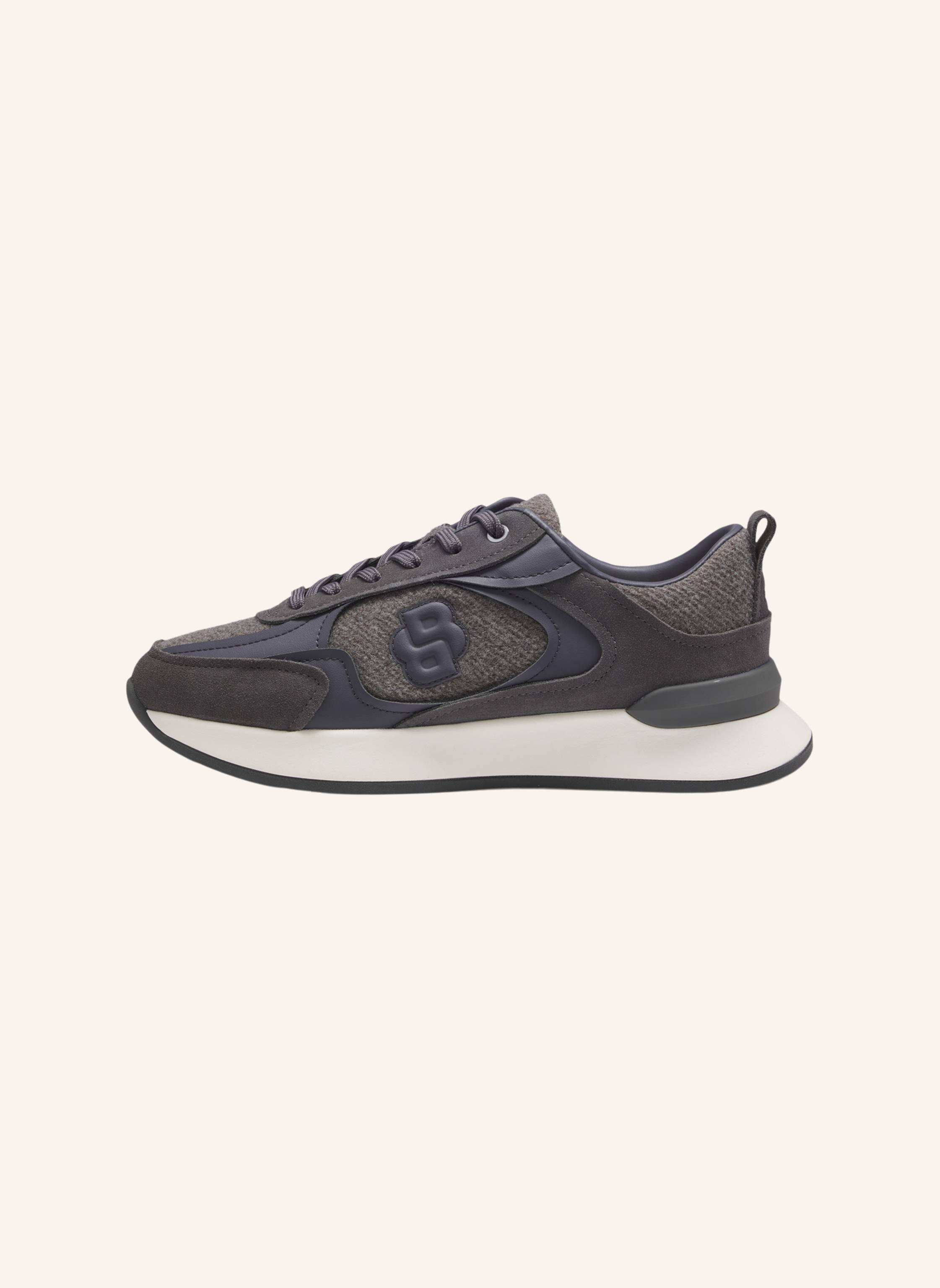Thumbnail - Boss Turnschuh B Icon_Runn_Wlsd grau