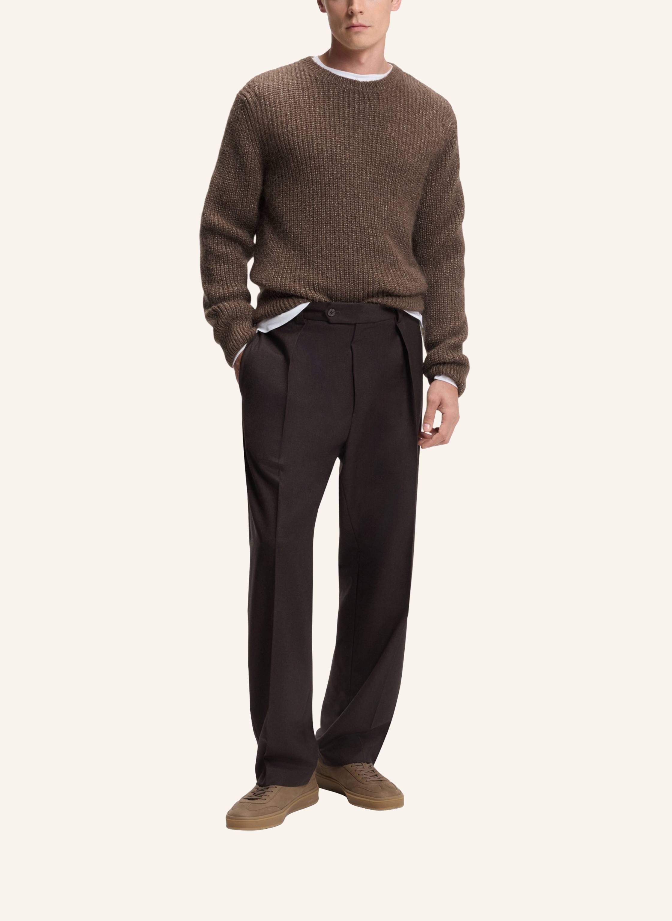 Thumbnail - Boss Pullover Hilare_Db Regular Fit braun