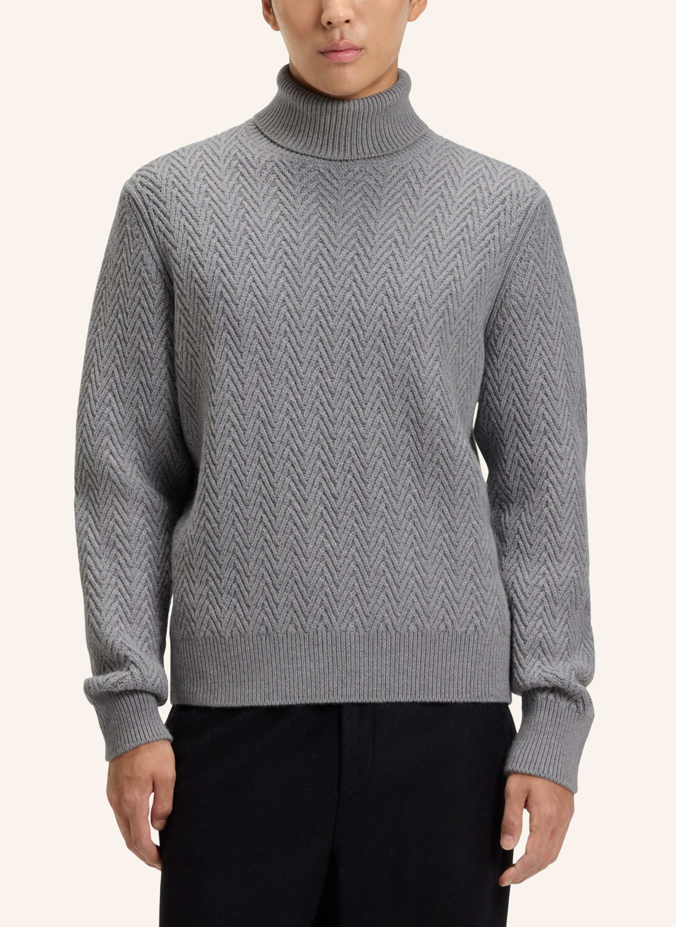 Thumbnail - Boss Pullover H-Hatilo Regular Fit silber