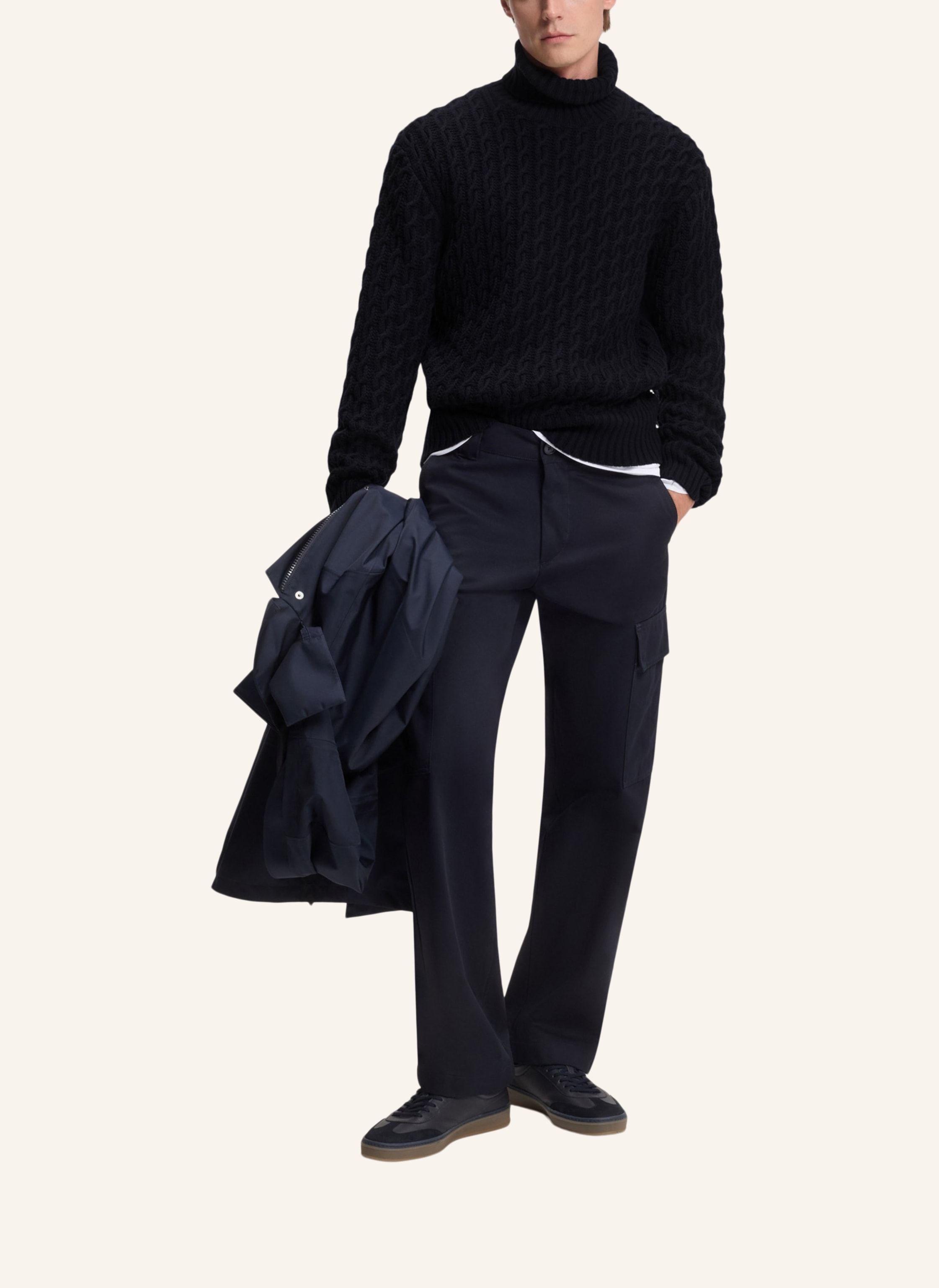 Thumbnail - Boss Pullover Herrero_Db Relaxed Fit blau