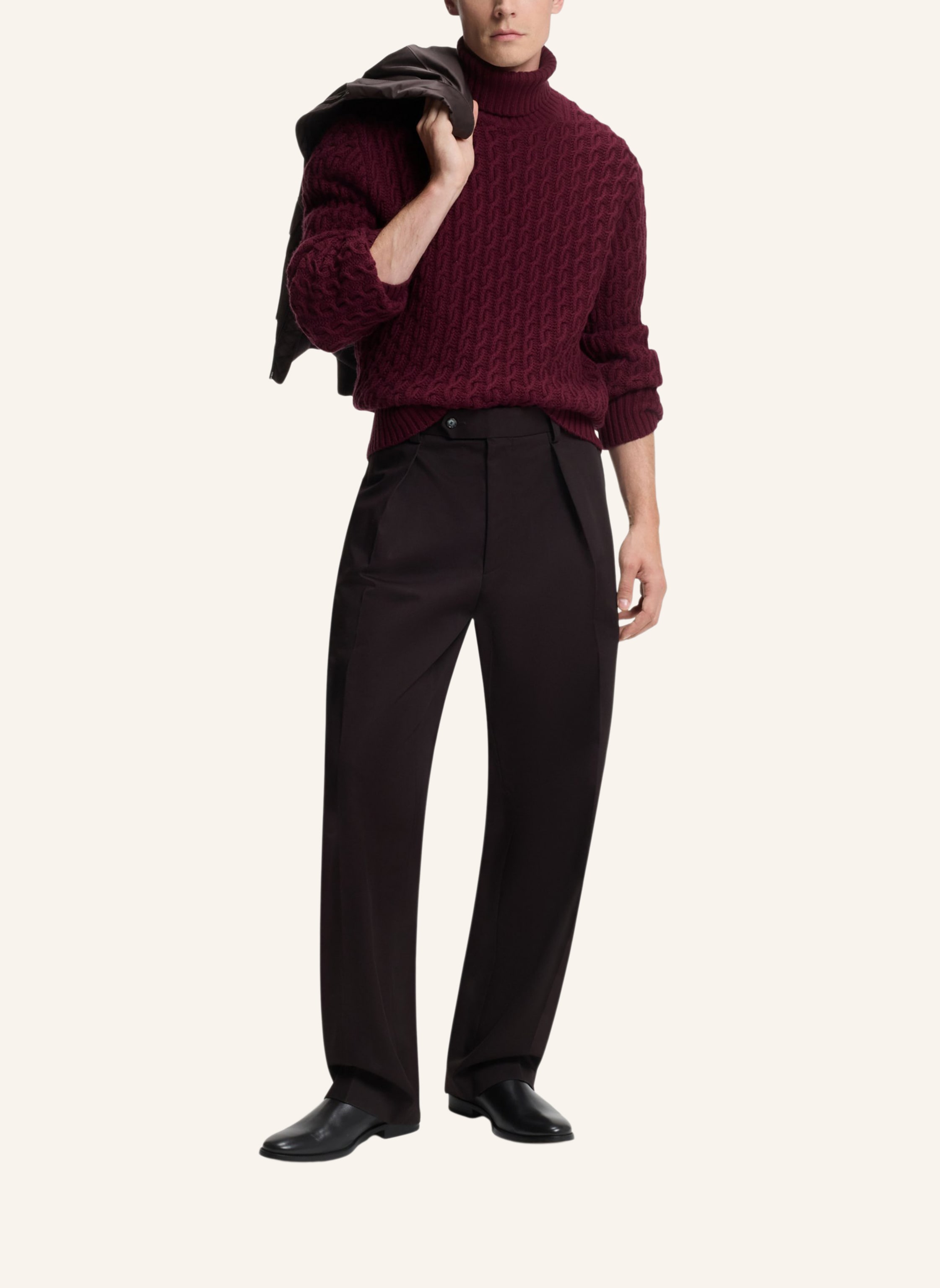 Thumbnail - Boss Pullover Herrero_Db Relaxed Fit rot