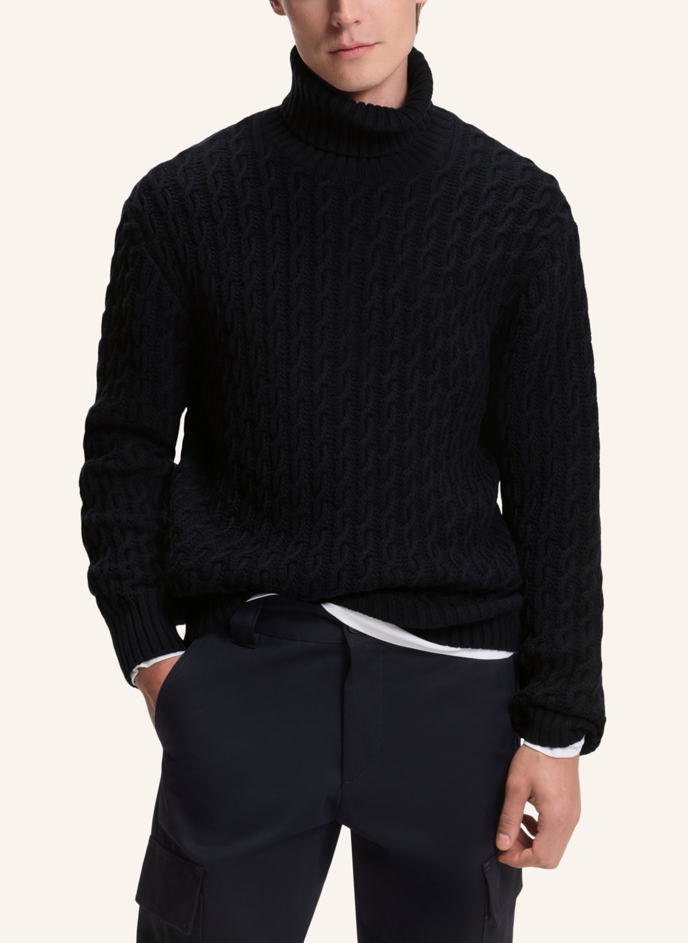 Thumbnail - Boss Pullover Herrero_Db Relaxed Fit blau