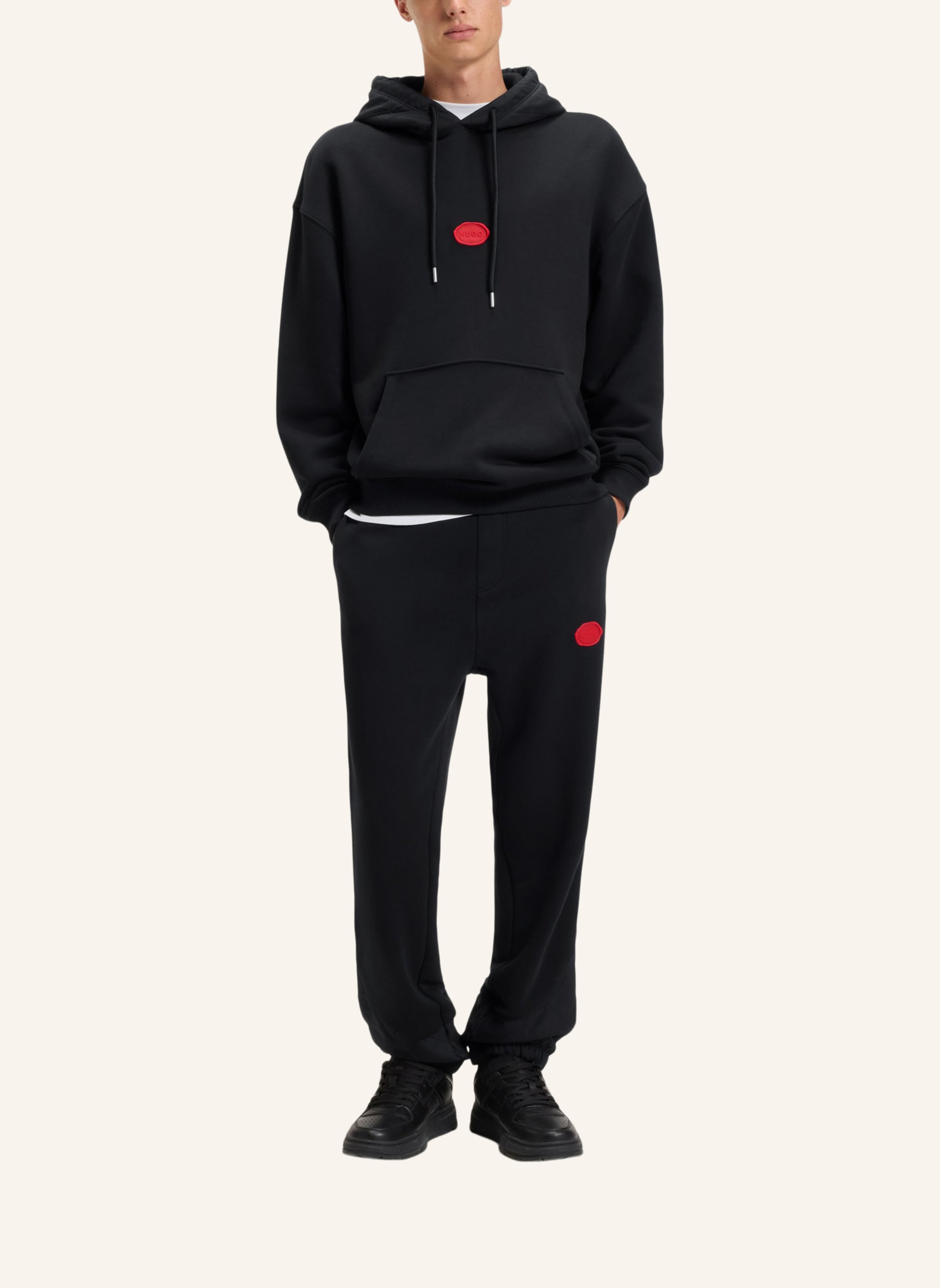 Thumbnail - Hugo Sweatshirt Dilvano Oversize Fit schwarz