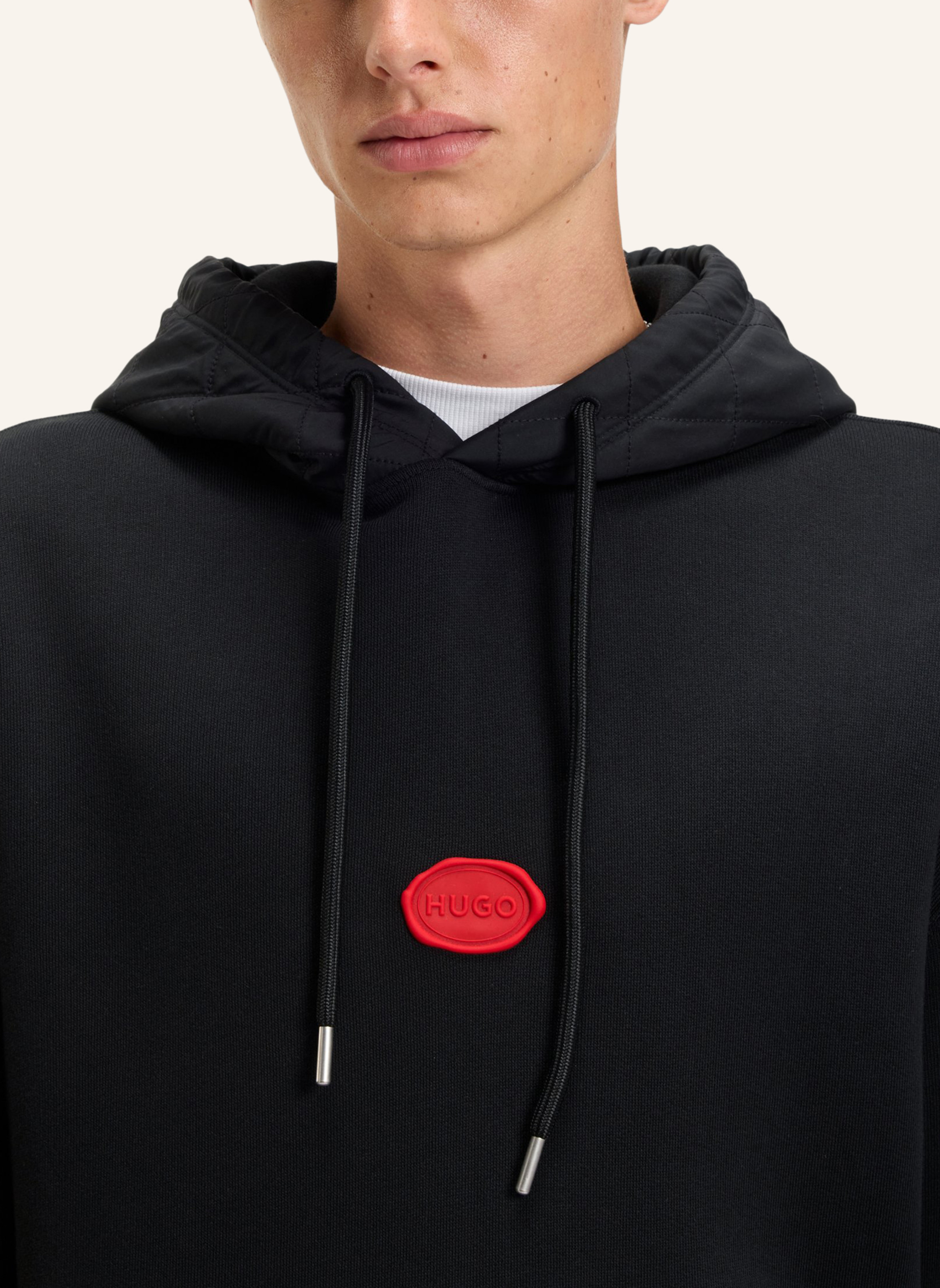 Thumbnail - Hugo Sweatshirt Dilvano Oversize Fit schwarz