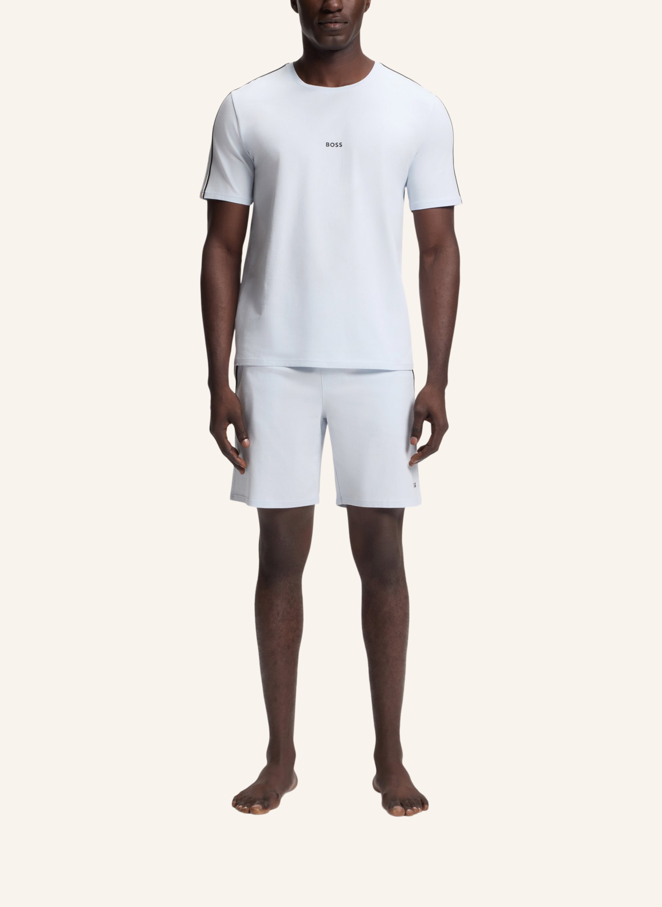 Thumbnail - Boss Pyjama-Oberteil Unique T-Shirt Regular Fit lila