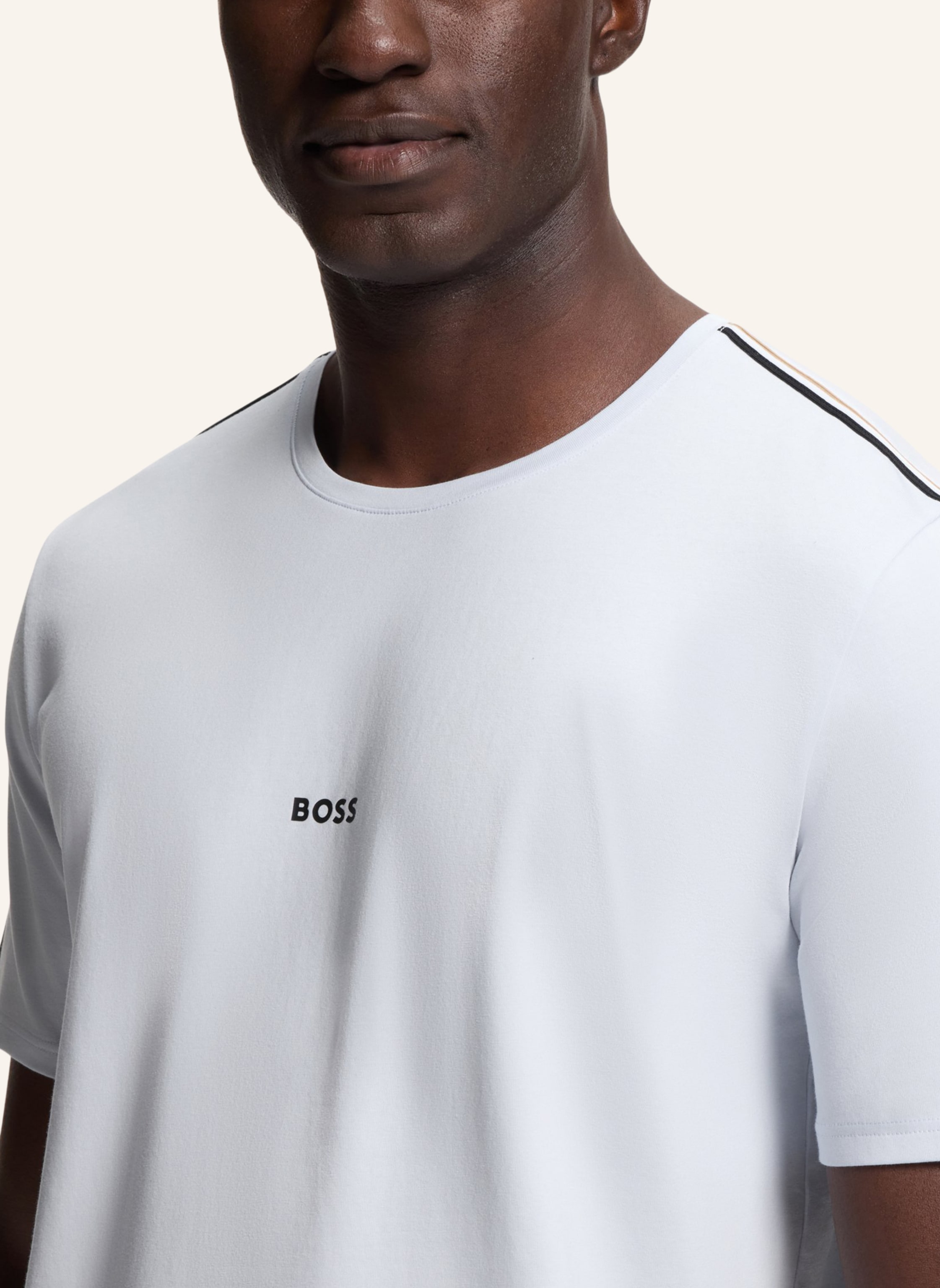 Thumbnail - Boss Pyjama-Oberteil Unique T-Shirt Regular Fit lila