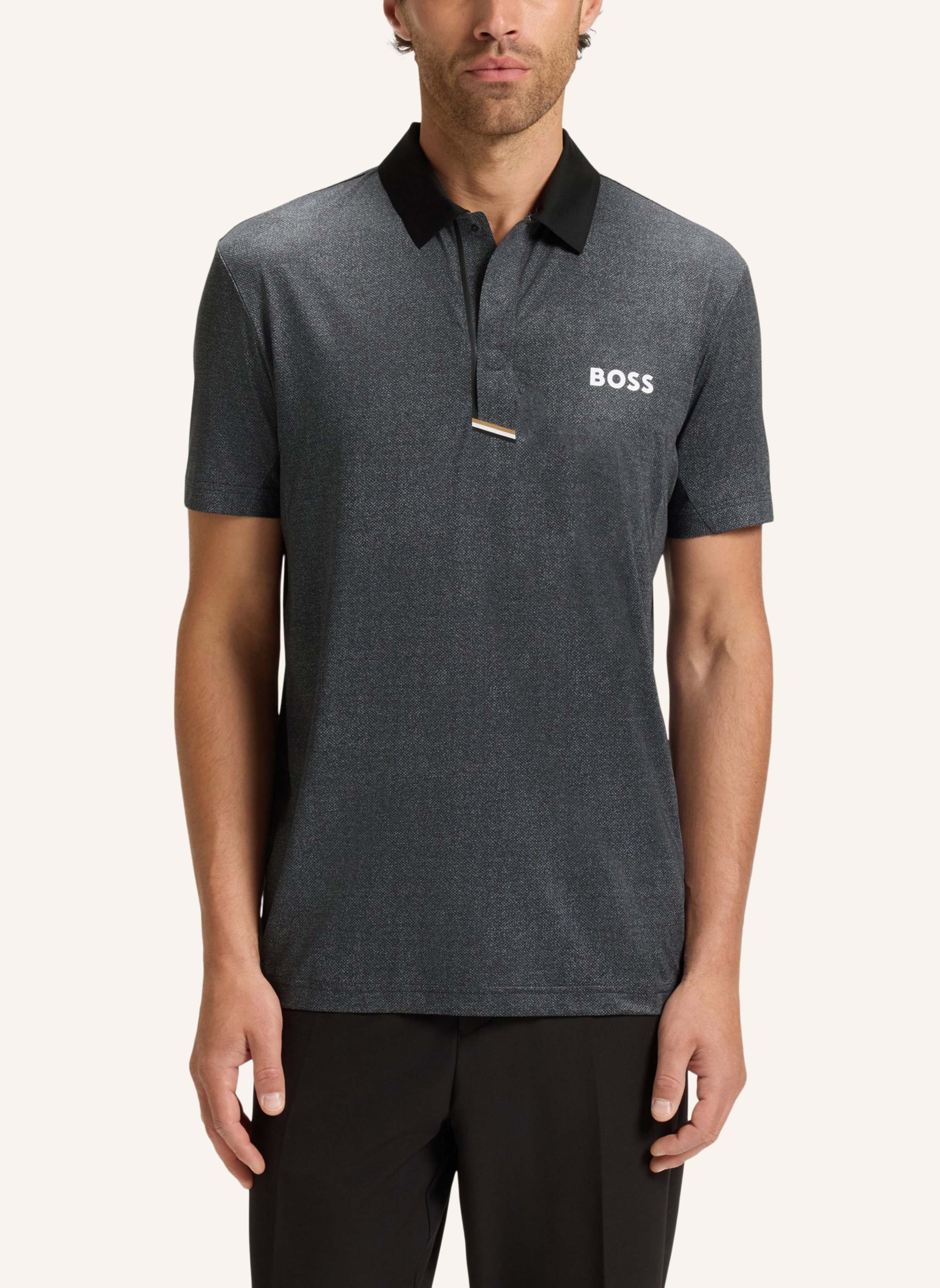 Thumbnail - Boss Poloshirt Pl_Paddytech Goc Regular Fit schwarz