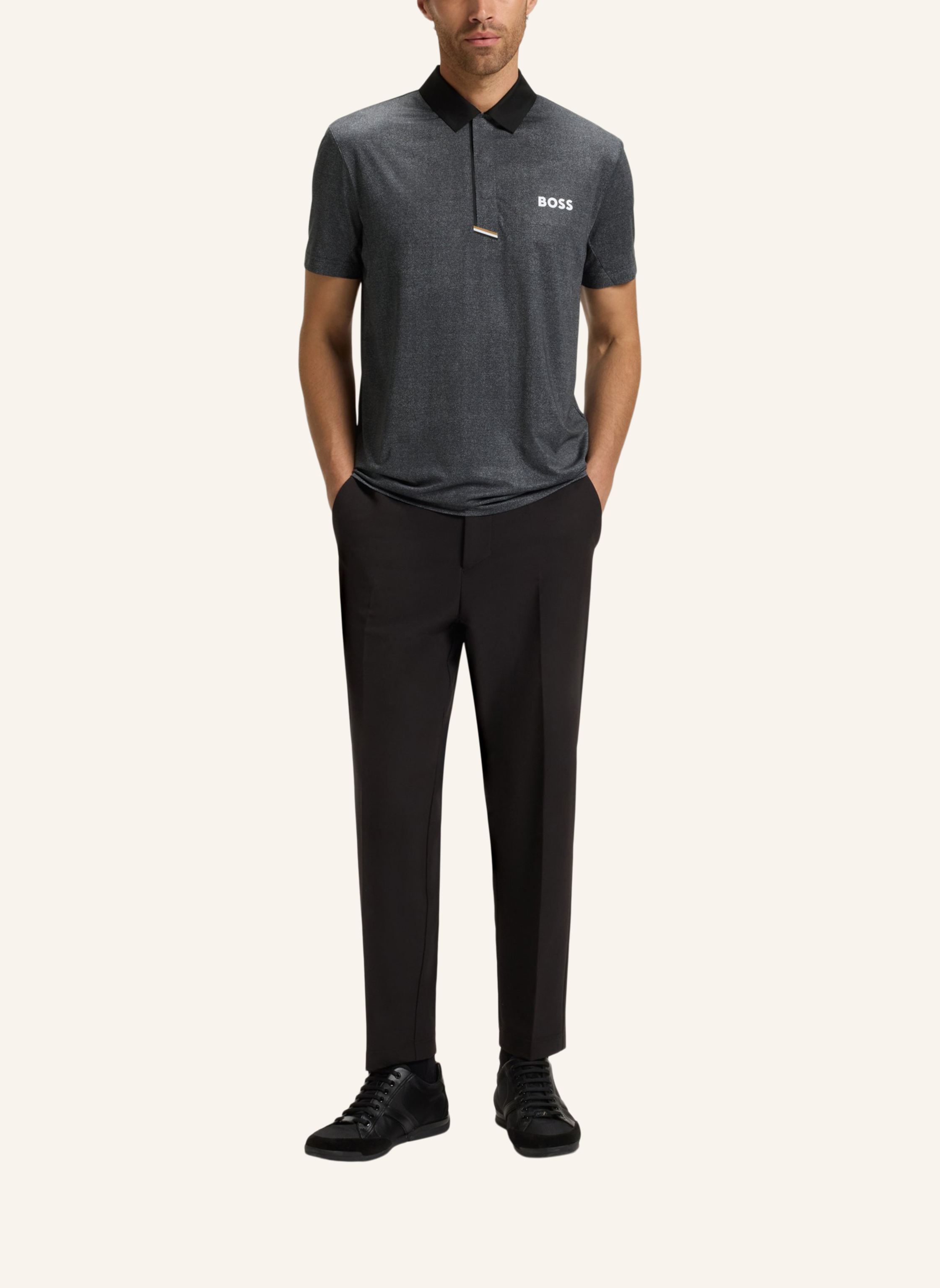 Thumbnail - Boss Poloshirt Pl_Paddytech Goc Regular Fit schwarz