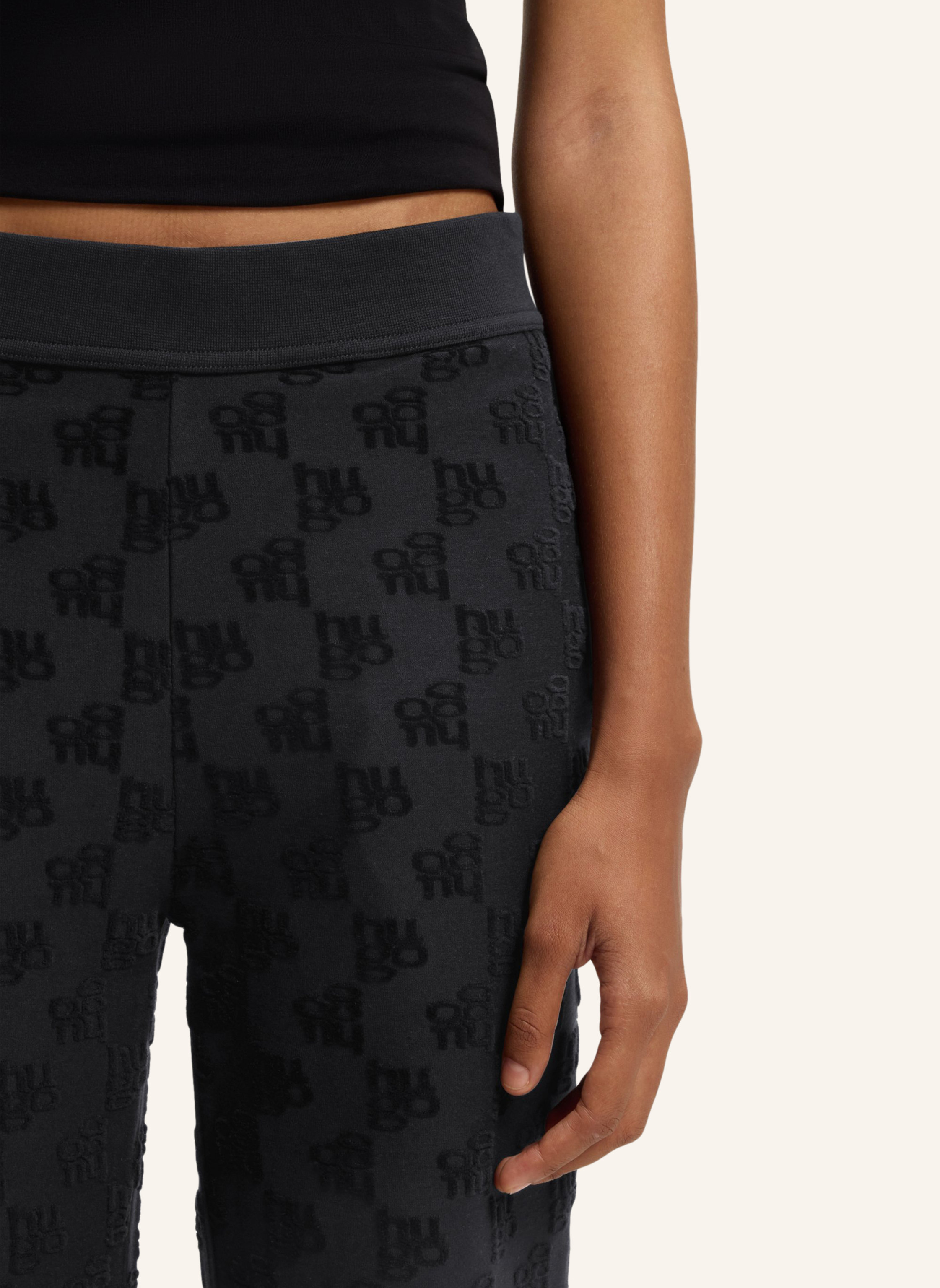 Thumbnail - Hugo Loungewear Unterteil Terrymonogram_Pants schwarz