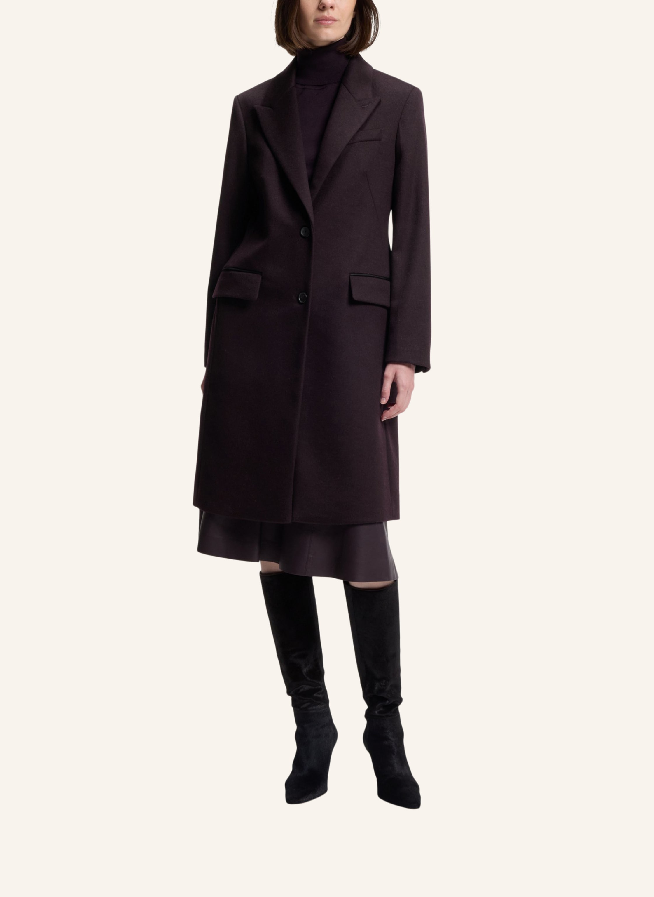 Thumbnail - Boss Mantel Classin lila