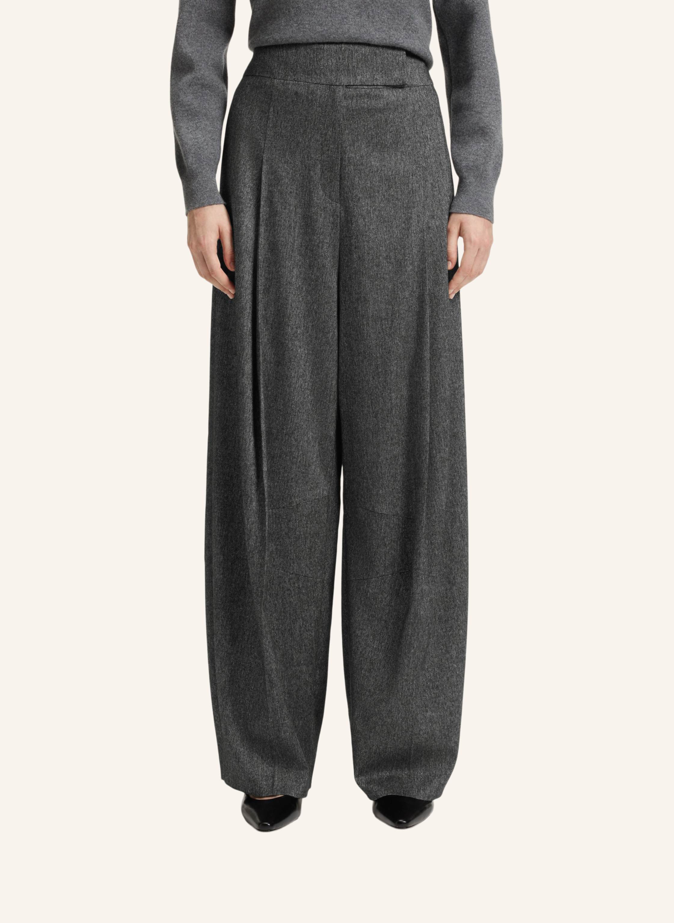 Thumbnail - Boss Business Hose Telda Oversize Fit grau