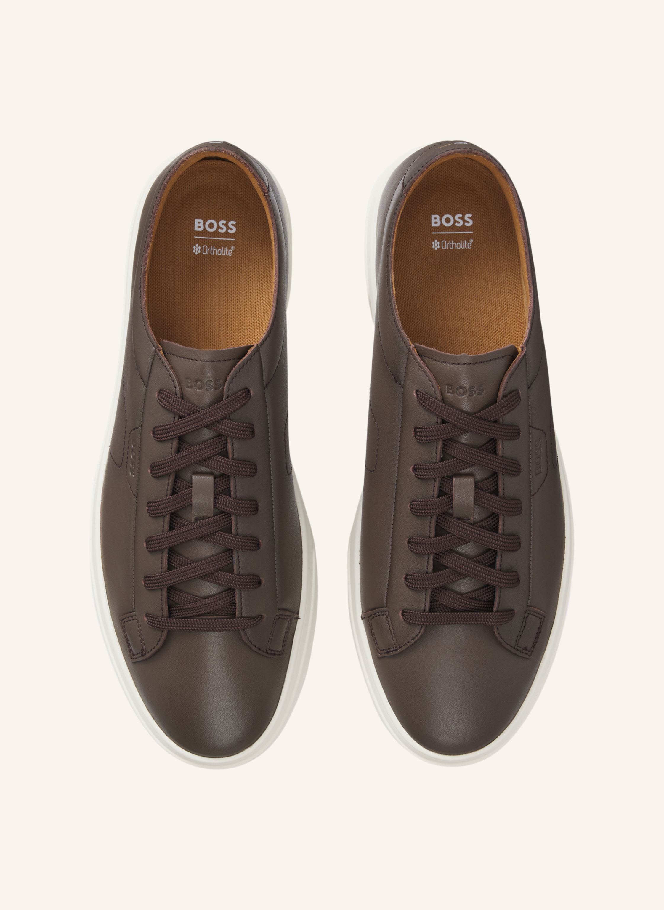 Thumbnail - Boss Sneaker Kieran_Tenn_Bustd braun