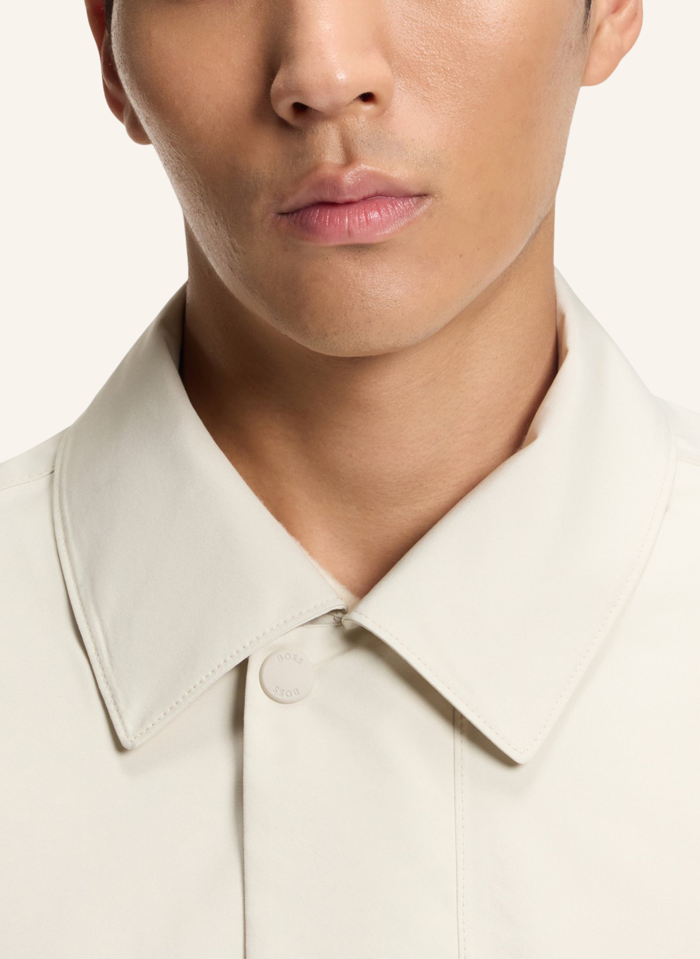 Thumbnail - Boss Klassischer Mantel P-Jared-Goretex-253f Regular Fit weiss