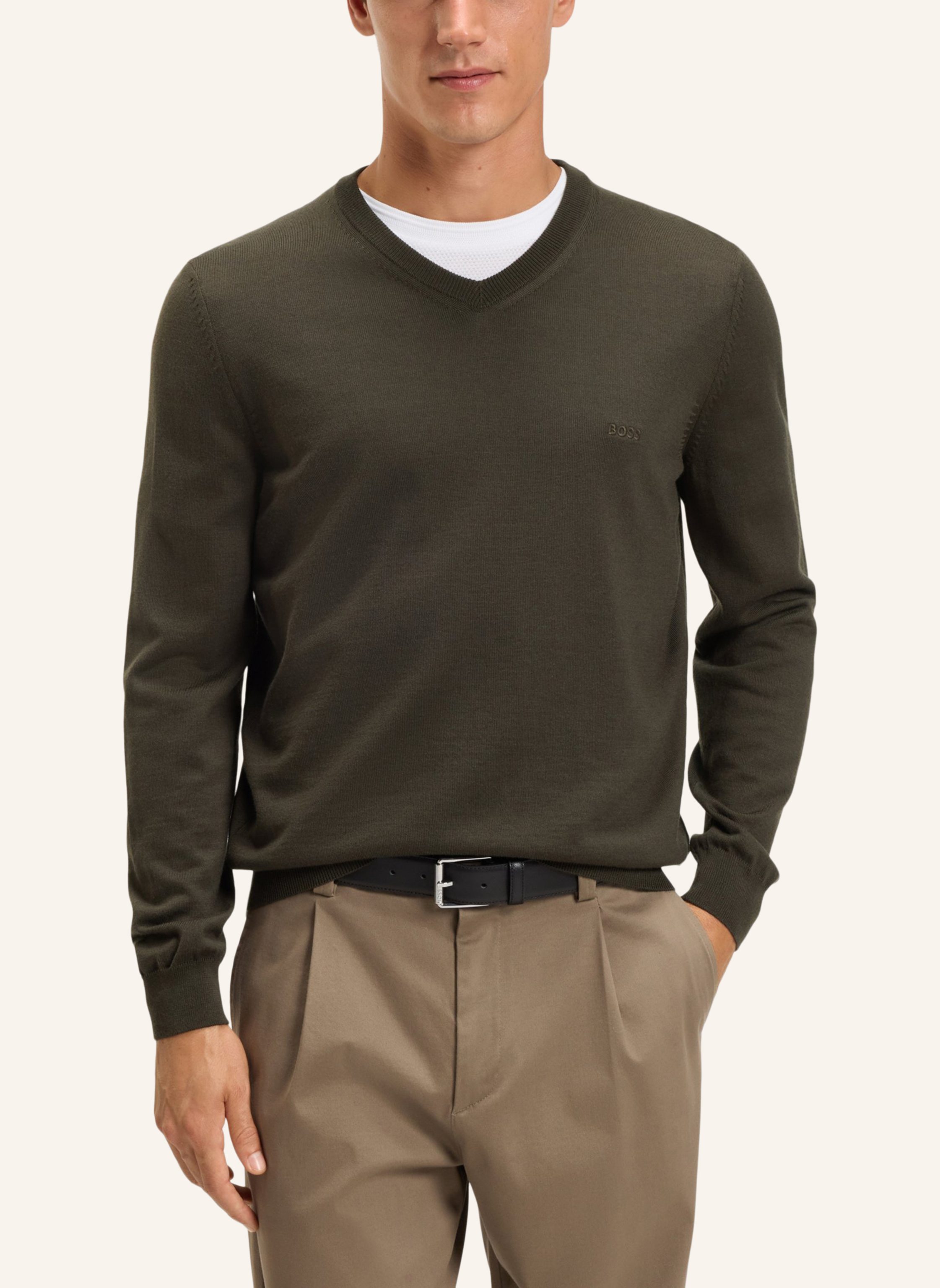 Thumbnail - Boss Pullover Baram-L Regular Fit gruen