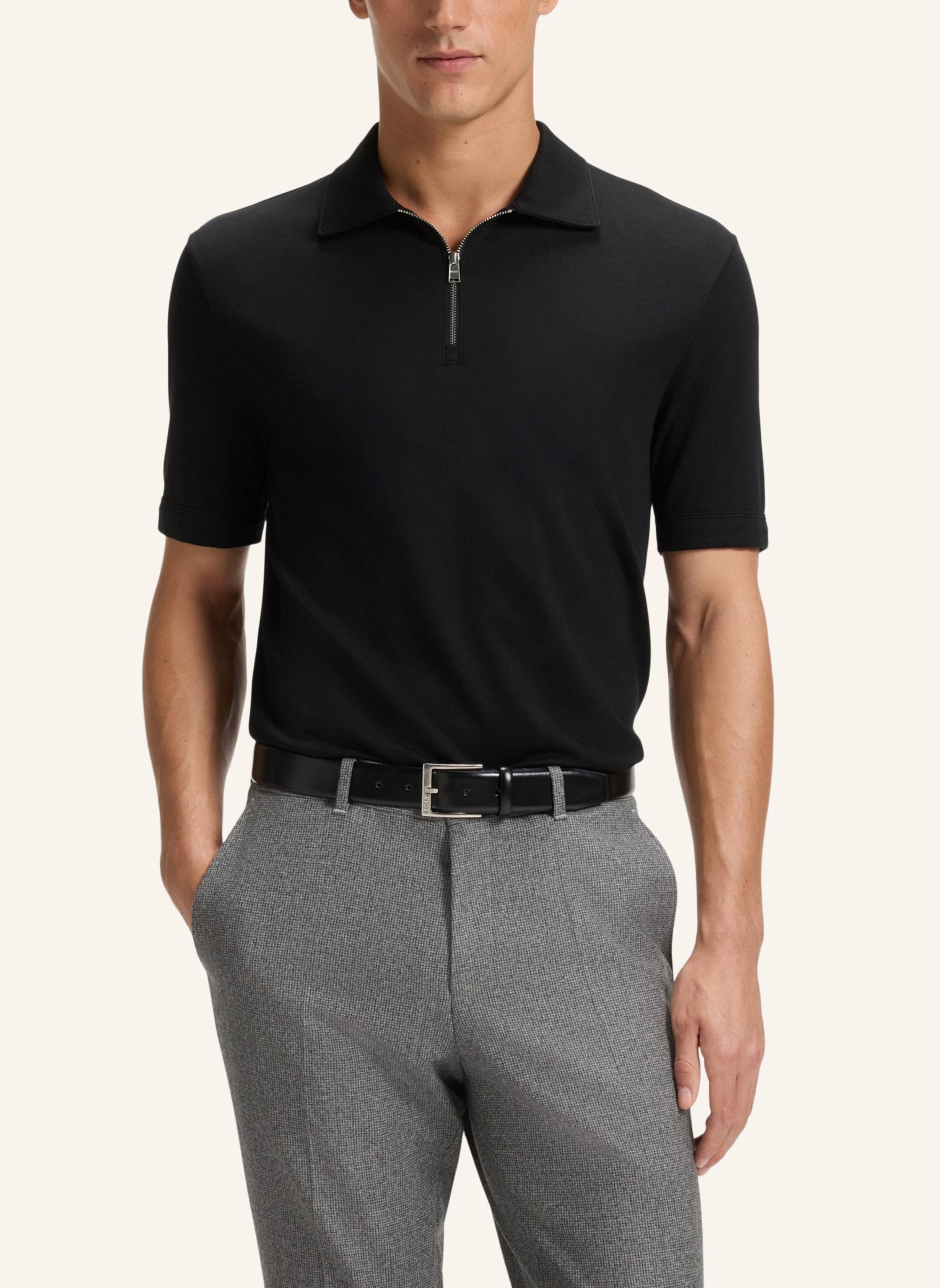Thumbnail - Boss Poloshirt H-Paras 57 Regular Fit schwarz